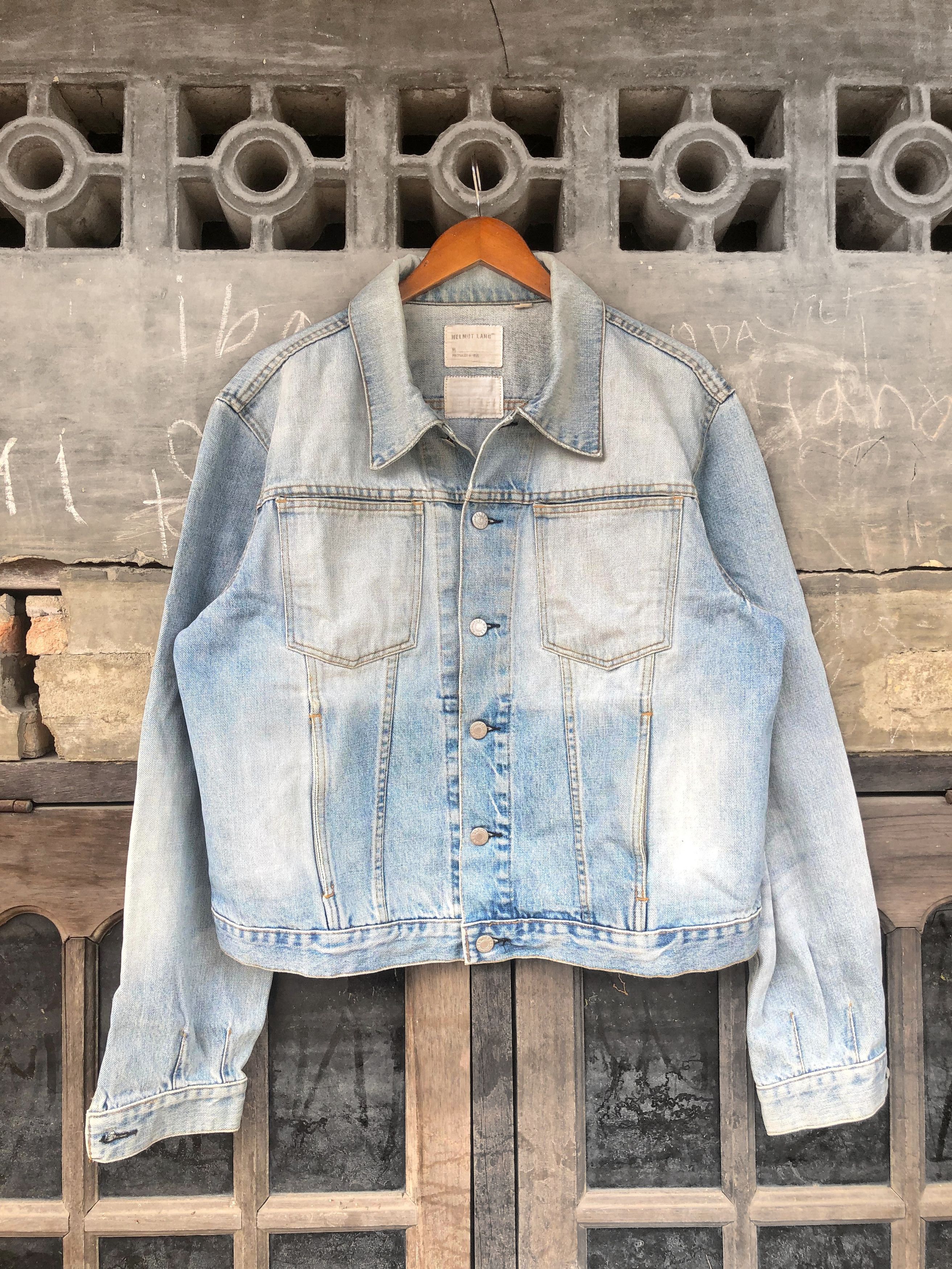 Helmut Lang Helmut Lang "Sandwash" Denim Jacket Size US M / EU 48-50 / 2 - 1 Thumbnail
