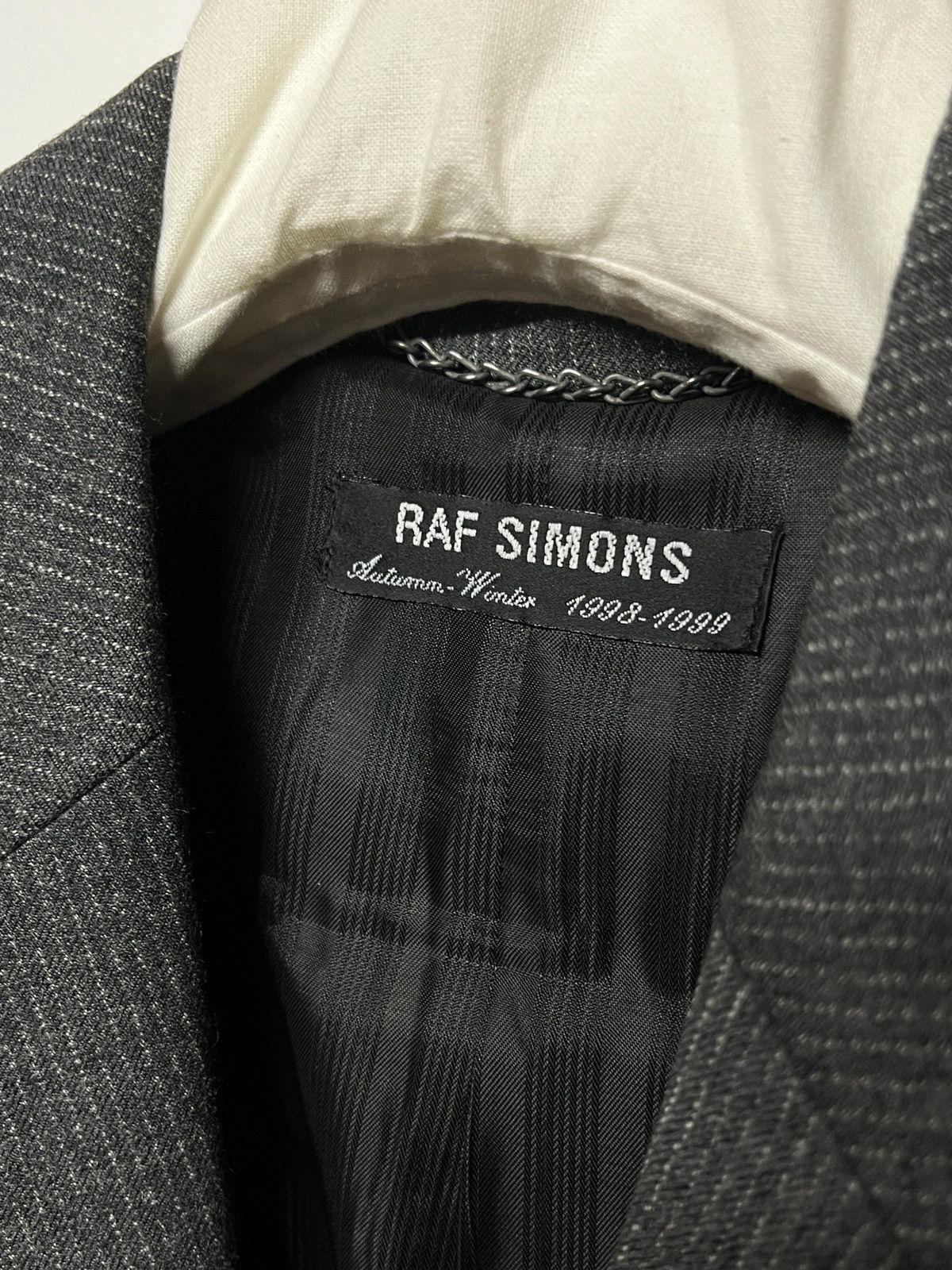 Raf Simons 98-99AW Stripe Blazer Size 50R - 3 Thumbnail