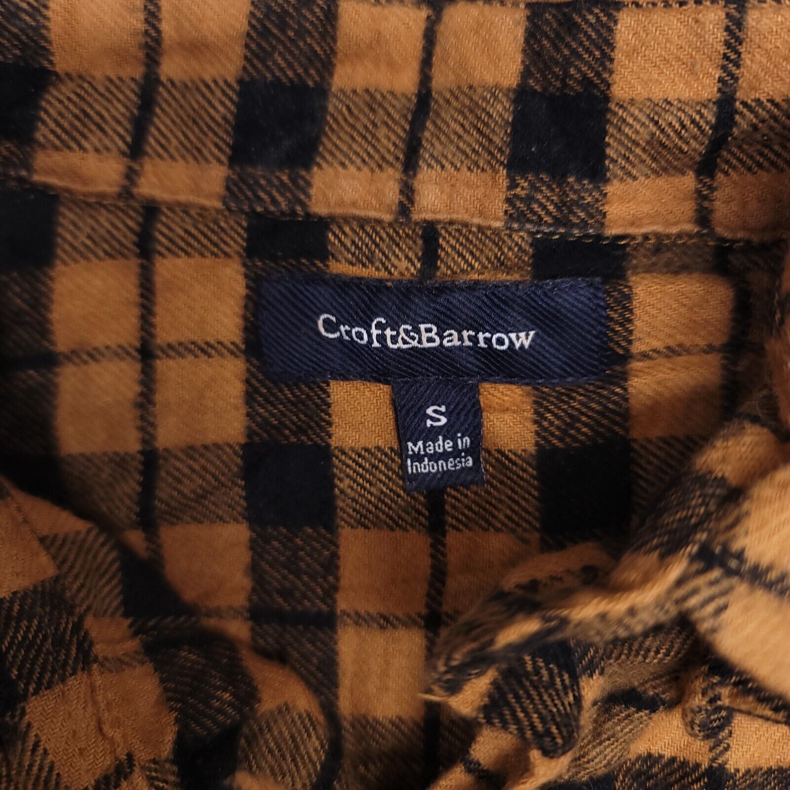 Croft & Barrow Croft & Barrow Tartan Flannel Shirt Mens Size Small S Yellow Size US S / EU 44-46 / 1 - 3 Thumbnail
