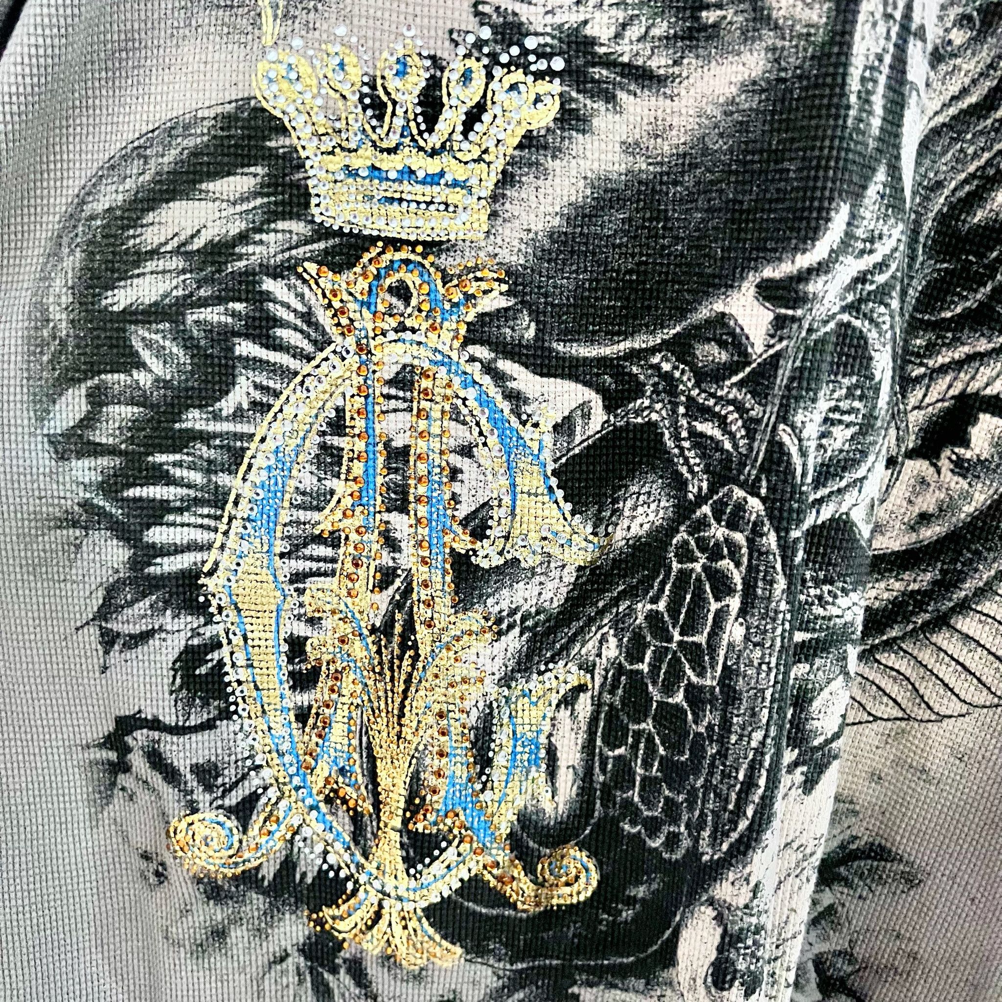 Ed Hardy RARE! Ed Hardy Christian Audigier Snake/Eagle Battle Shirt Size US S / EU 44-46 / 1 - 8 Thumbnail