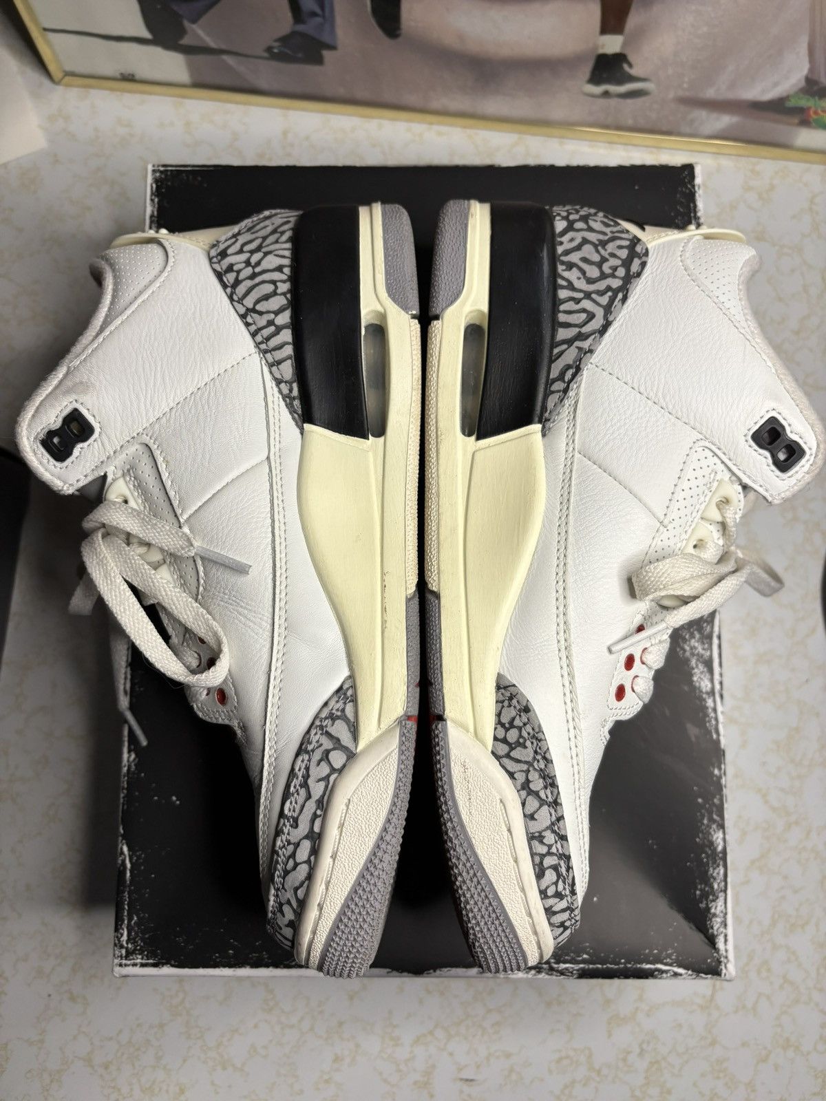 Jordan Brand Jordan Retro 3 ‘white cement reimagined’ Size US 7 / EU 40 - 3 Thumbnail