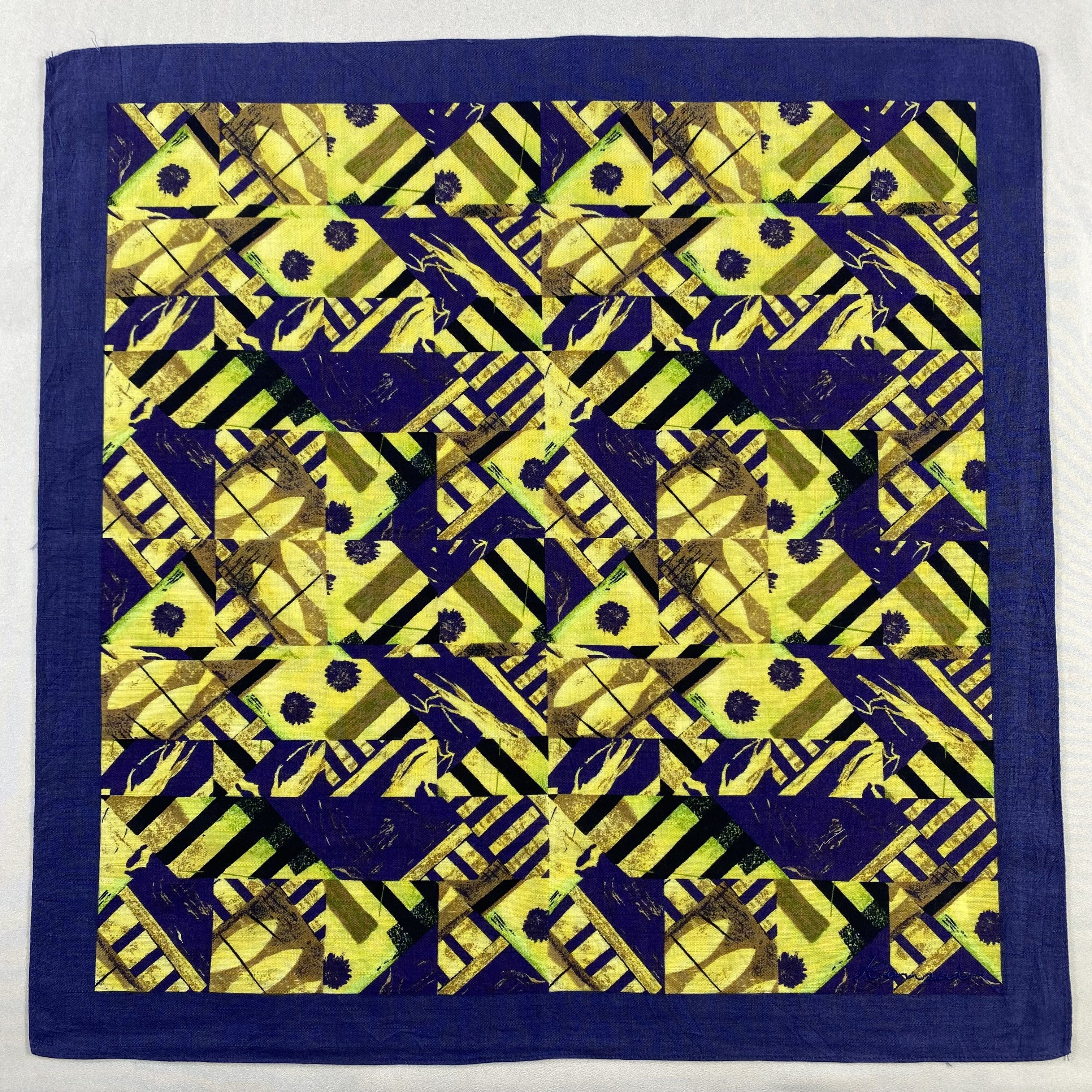 Kansai Yamamoto × Vintage Kansai Yamamoto Neckerchief / Bandana / Handkerchief-P1023 Size ONE SIZE - 1 Thumbnail