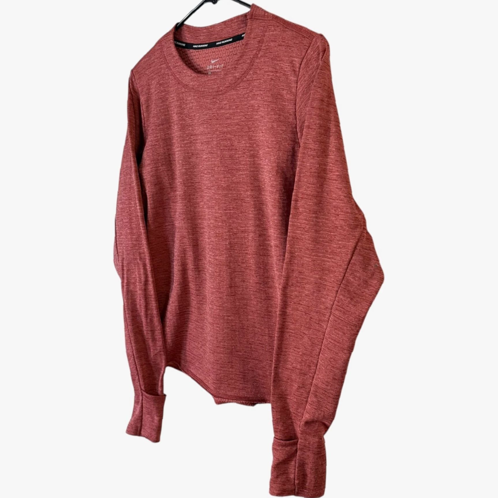 Nike Nike Sphere Element Running Shirt Rust Red Women's M Athletic Activewear Size M / US 6-8 / IT 42-44 - 2 Thumbnail