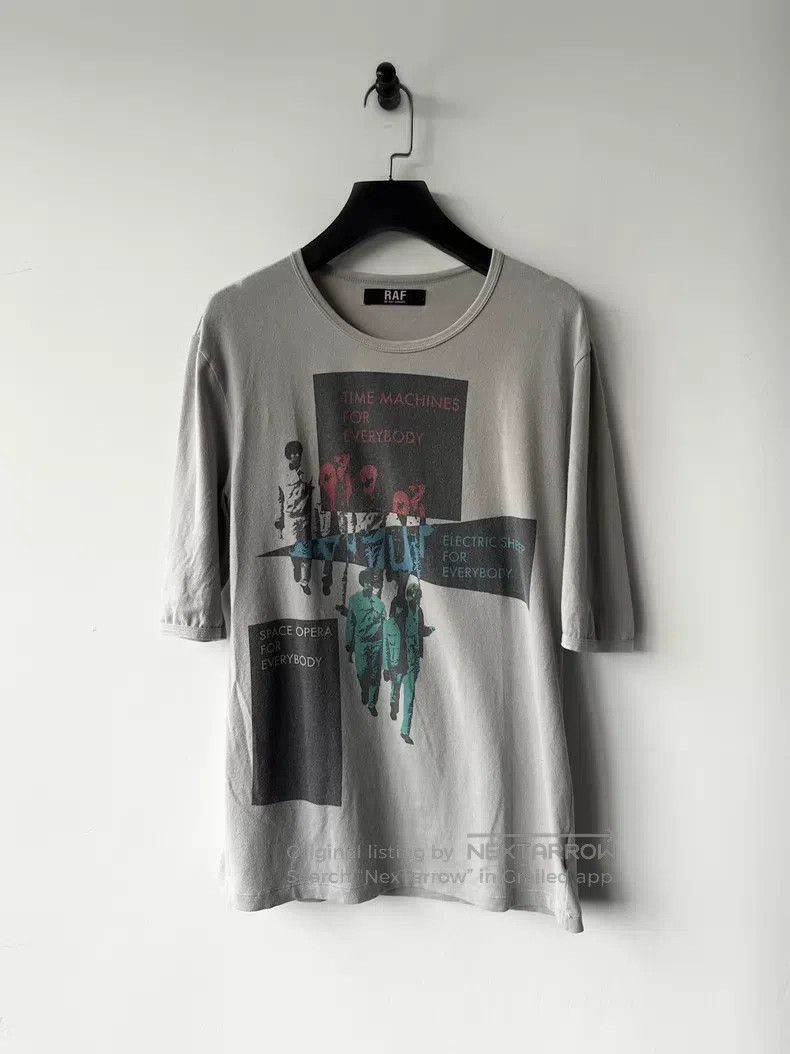 Raf Simons S/S14 Laser Printed Neoprene Shirt | Grailed