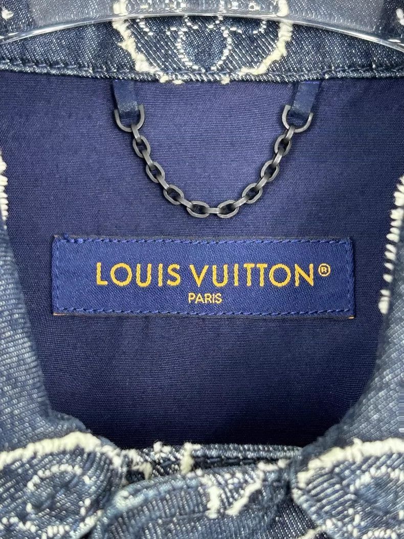 Louis Vuitton Louis Vuitton Louis Vuitton Blue Short Sleeve Shirt for Me Size US S / EU 44-46 / 1 - 7 Thumbnail