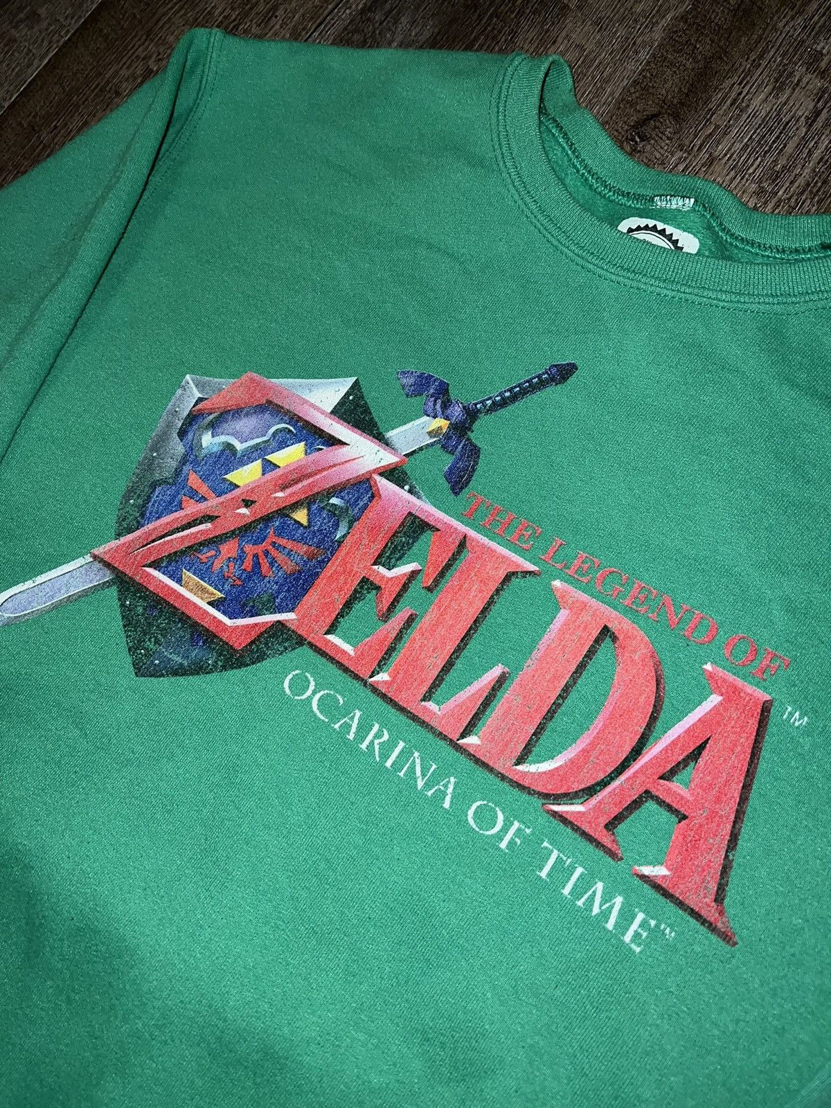 Nintendo Legend of Zelda Ocarina of Time Crewneck Sweater size small Size US S / EU 44-46 / 1 - 2 Thumbnail