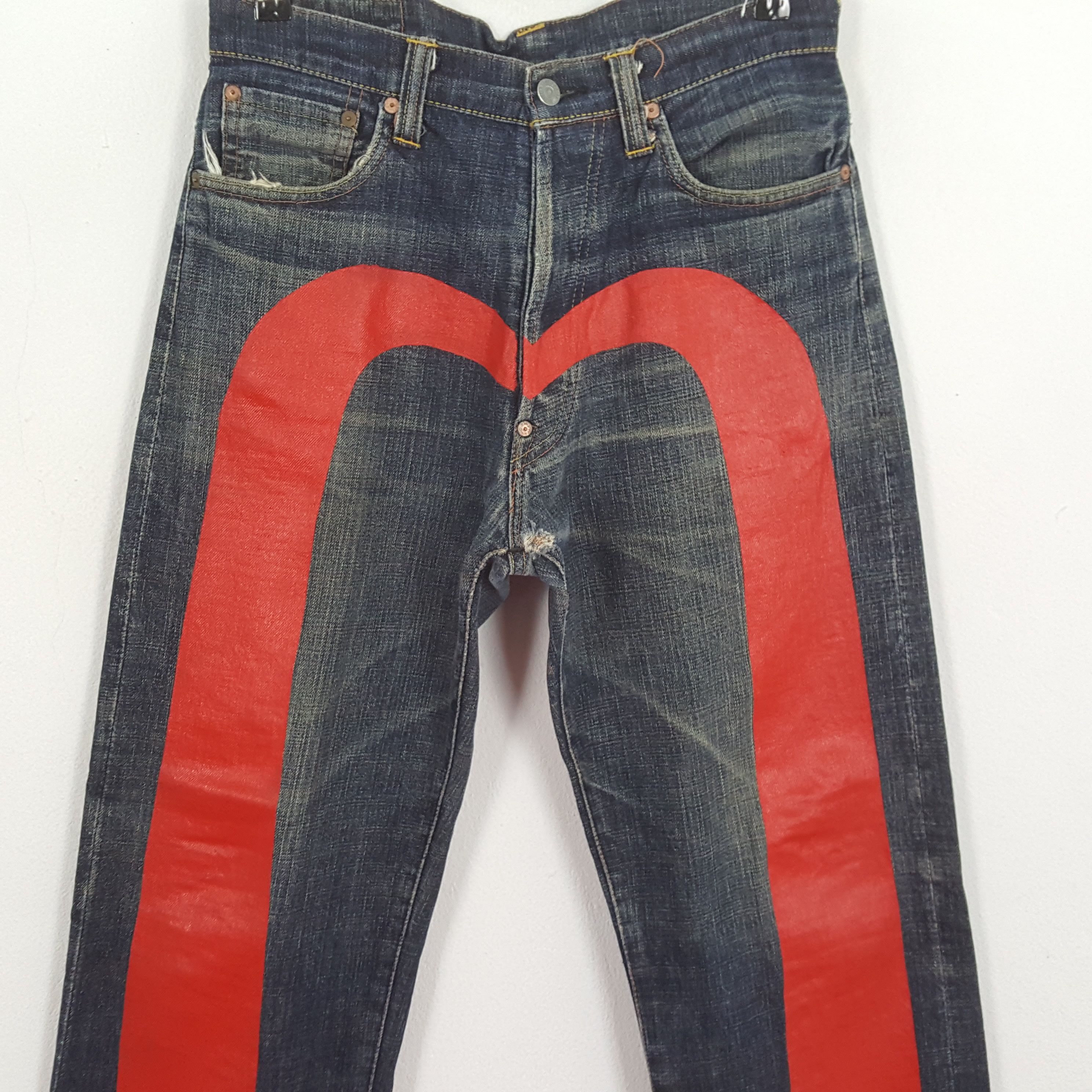 Evisu × Japanese Brand × Vintage EVISU Japanese Brand Streetwear Custom Daicock Jeans Size US 30 / EU 46 - 2 Thumbnail