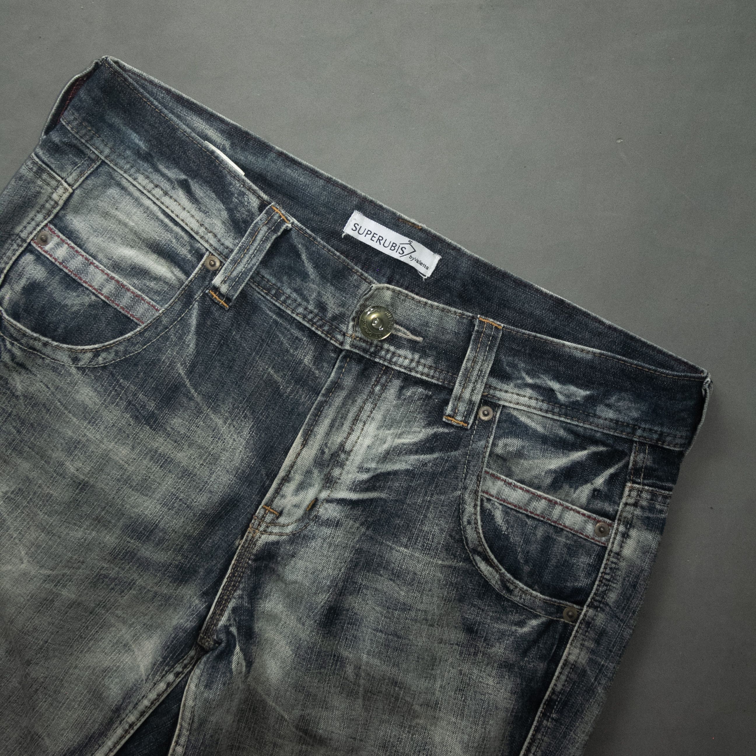Japanese Brand Unique Jeans Superubis by Valletta Size US 34 / EU 50 - 3 Thumbnail