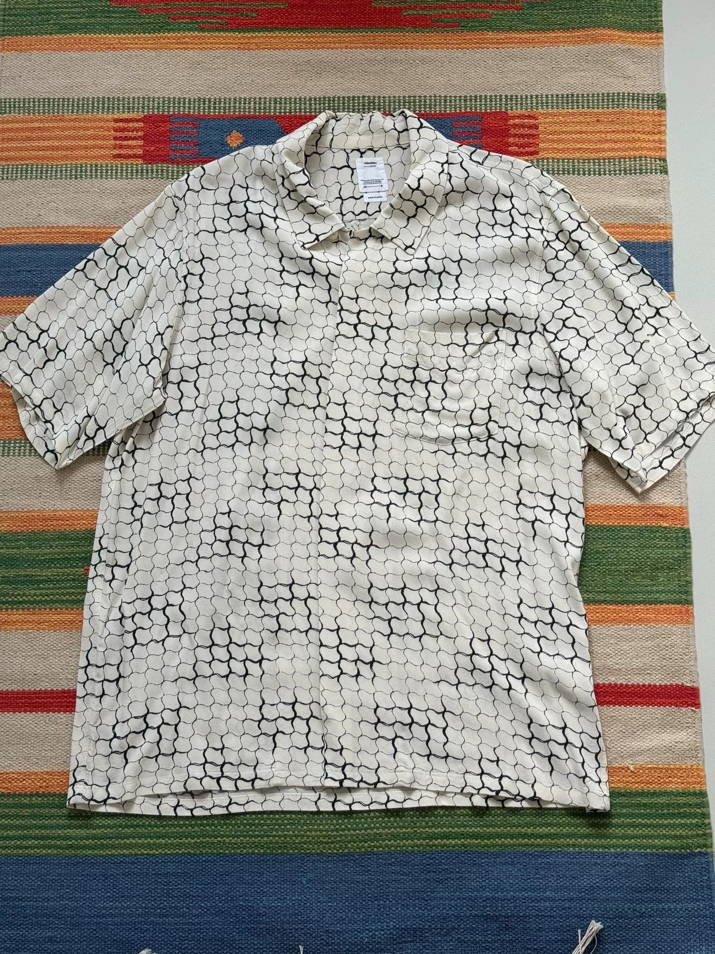 Visvim visvim short sleeve lattice shirt Size US S / EU 44-46 / 1 - 1 Thumbnail