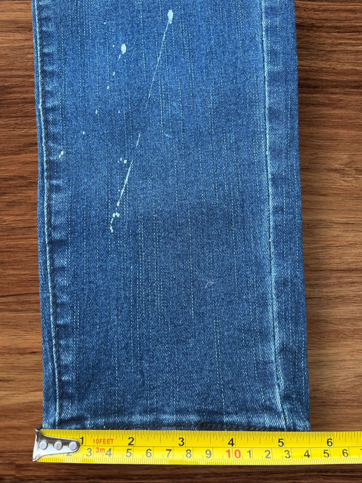 Japanese Brand Vintage Japanese Brand Ripped Destroyed Biker Blue Wash Jean Size US 36 / EU 52 - 15 Thumbnail