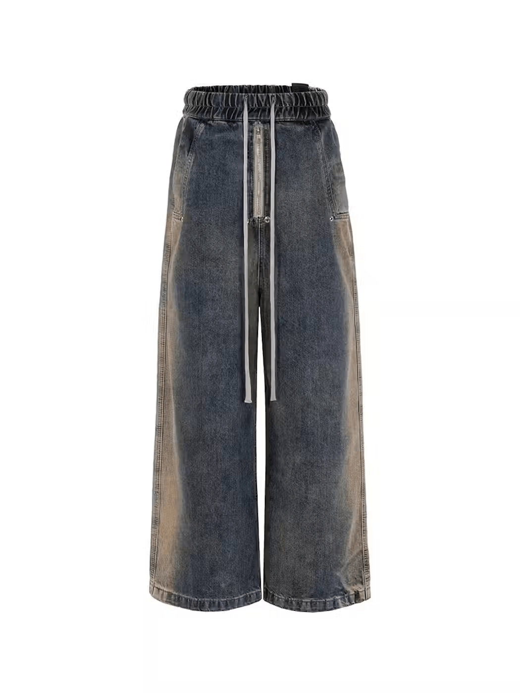 Japanese Brand × Jean High street washed gradient baggy heavyweight jeans Size US 33 - 5 Thumbnail