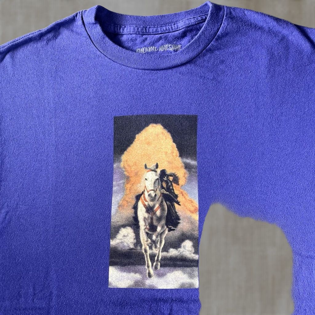 Fucking Awesome FuckingAwesome Shirt Mens Medium Devil On Horseback Purple FA Size US M / EU 48-50 / 2 - 1 Thumbnail