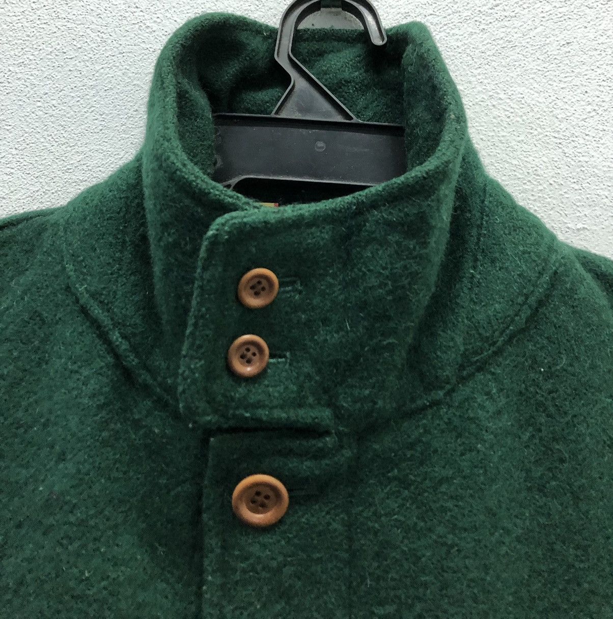 Van Vintage Scene From Van Wool Coat Size L / US 10 / IT 46 - 3 Thumbnail