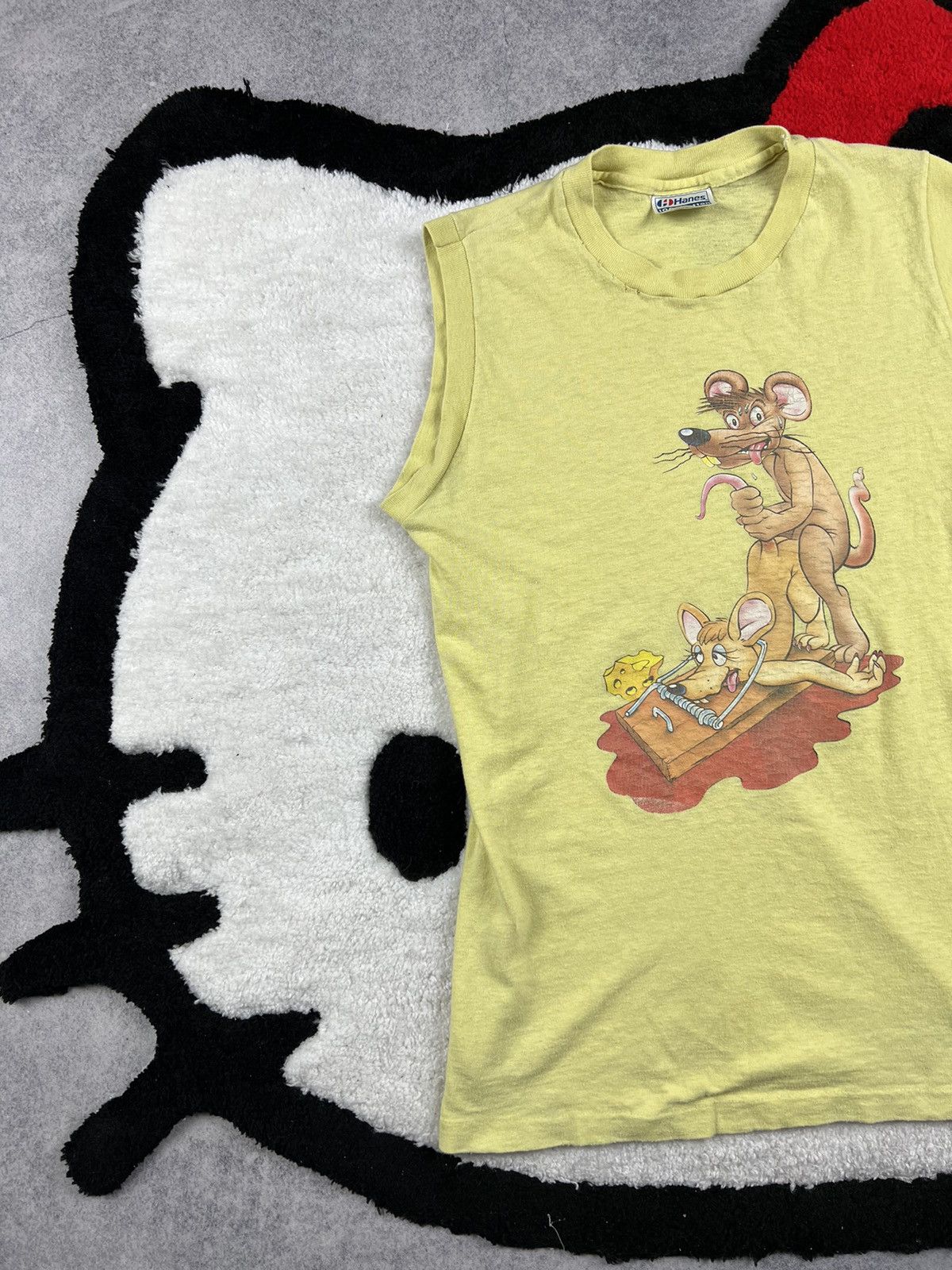 Vintage Y2K Vintage 90s Sex Mouse Faded Distressed Adult 18+ Tee Size M / US 6-8 / IT 42-44 - 2 Thumbnail