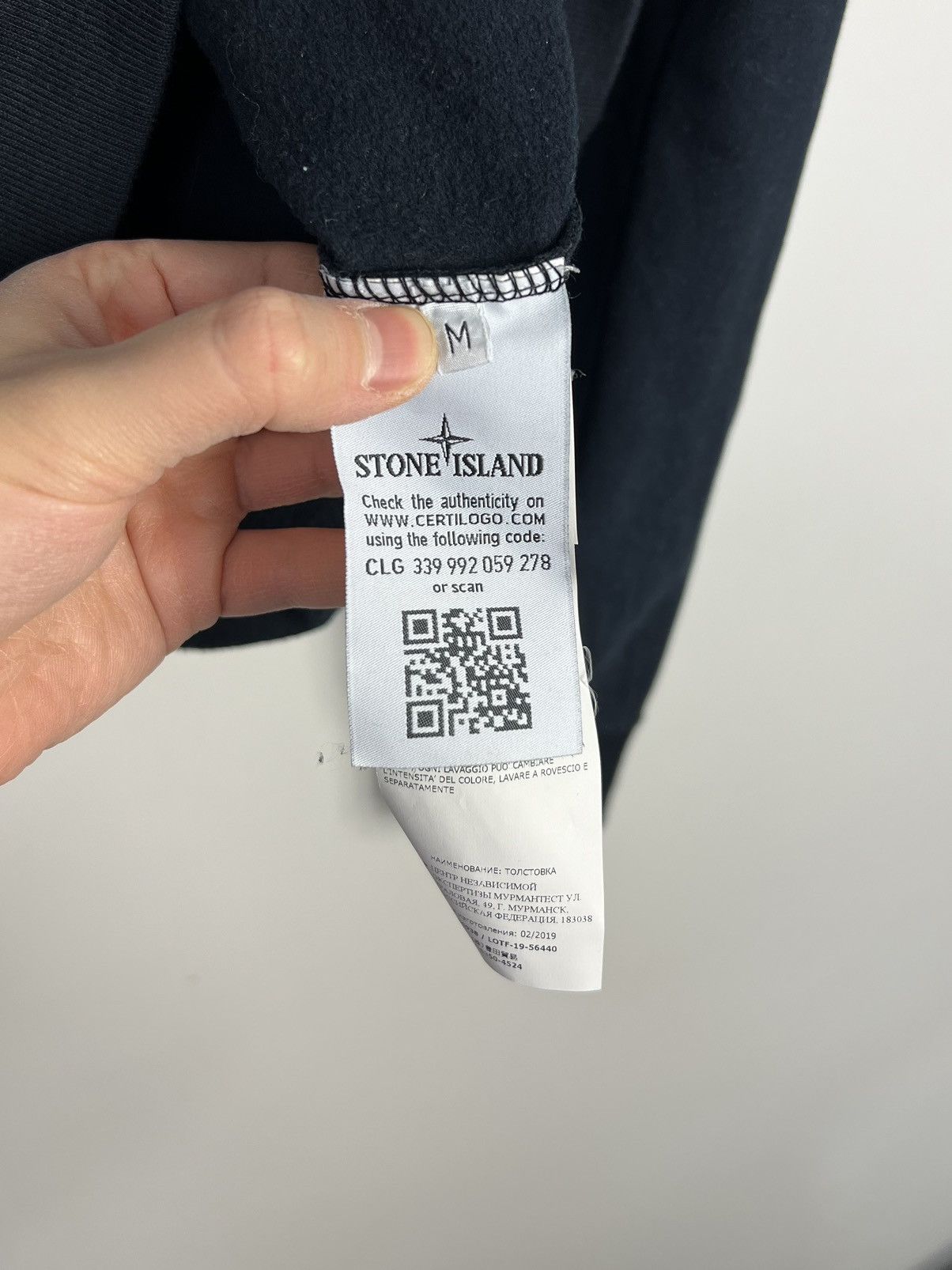 Stone Island Stone Island 2019 Fleece Golf Sweatshirt Without Flap Size US M / EU 48-50 / 2 - 7 Thumbnail