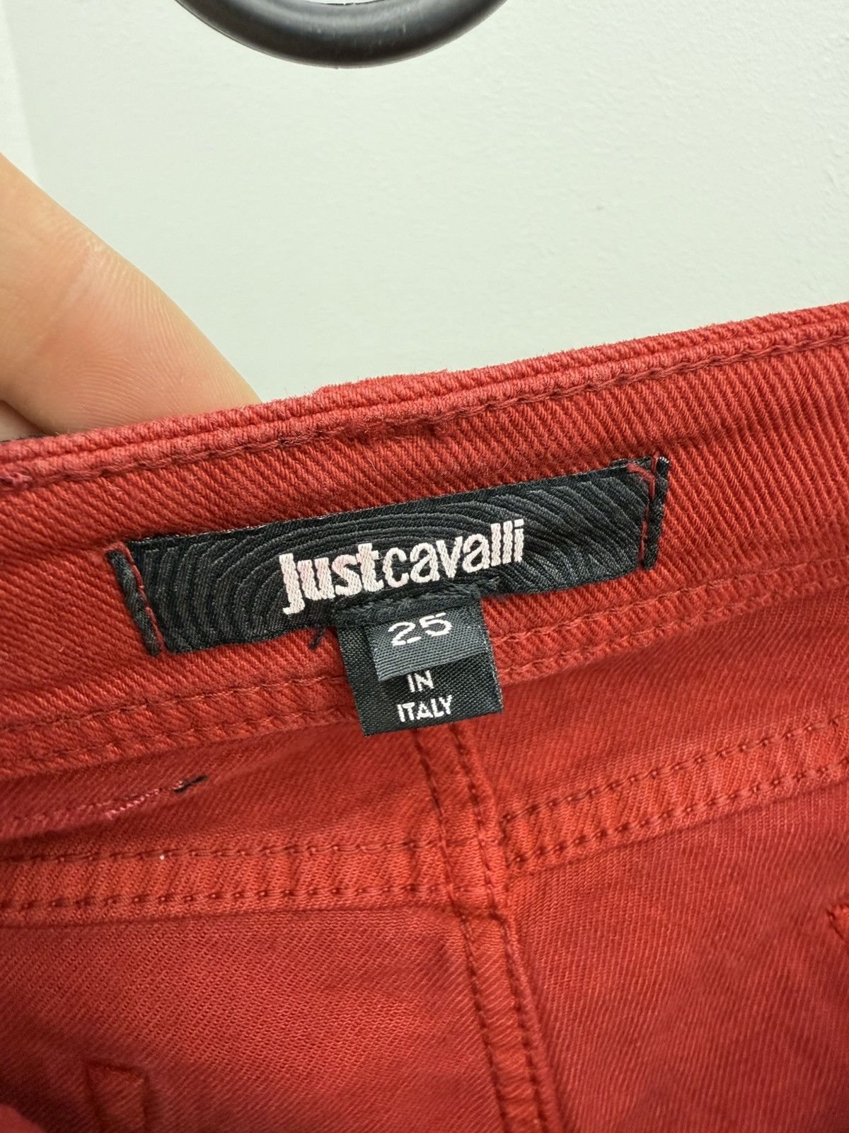 Just Cavalli Just Cavalli Geometric Printed Jeans Denim Pants Size 25" / US 0 / IT 36 - 4 Thumbnail
