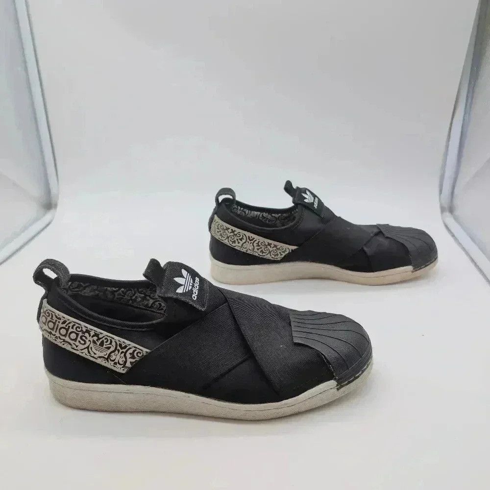 Adidas Adidas Superstar Slip On x Farm Company Black and White Size US 8.5 / IT 38.5 - 5 Thumbnail