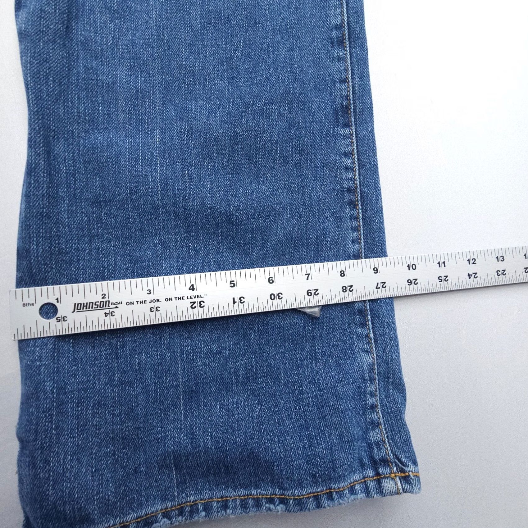 Lucky Brand Vintage Lucky Brand Denim Jeans Straight 32x37 Blue USA 90s 5-Pocket Mens Jeans Size US 32 / EU 48 - 5 Thumbnail