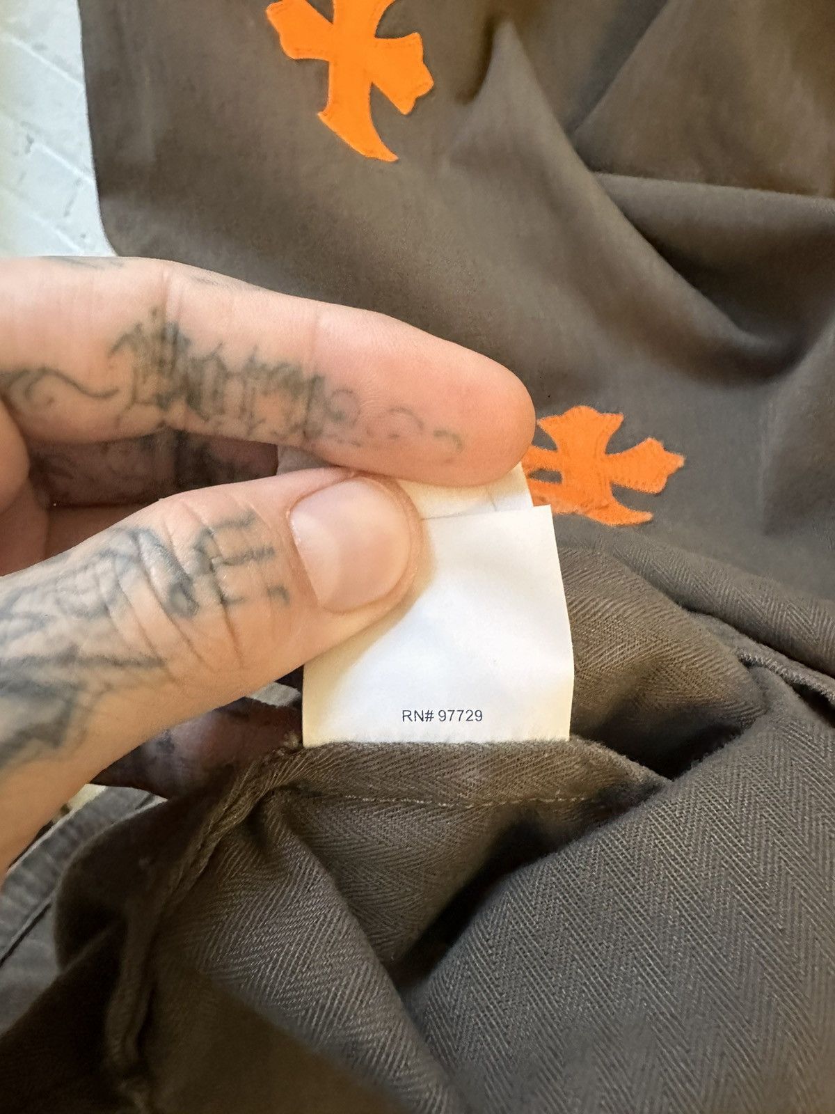 Chrome Hearts CHROME HEARTS 1/1 FLOODED CROSS PATCH JACKET SHIRT M/L/XL Size US XL / EU 56 / 4 - 15 Thumbnail