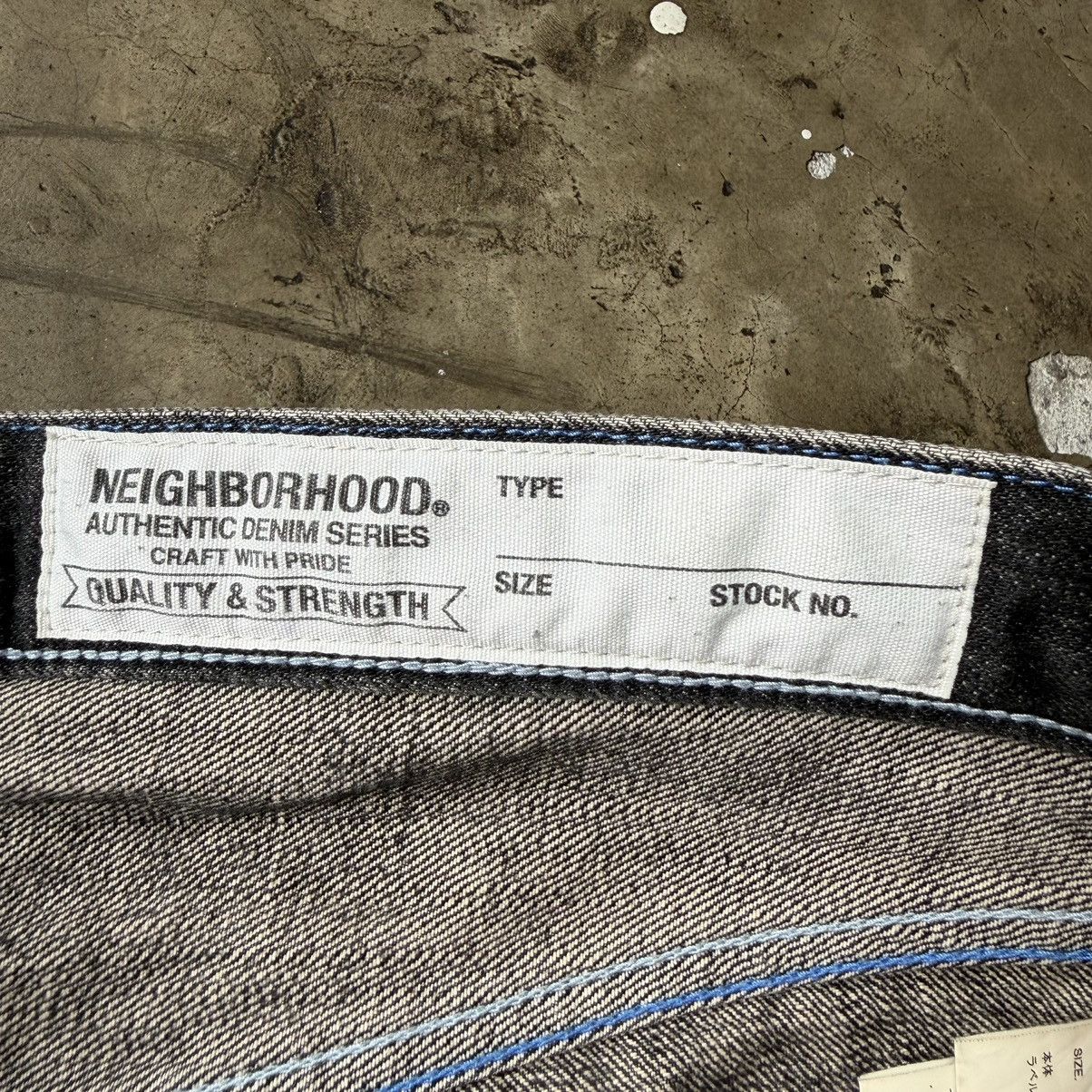 Neighborhood Neighborhood Japan - Washed Deep Mid 14oz Selvedge Jeans Size US 32 / EU 48 - 11 Thumbnail