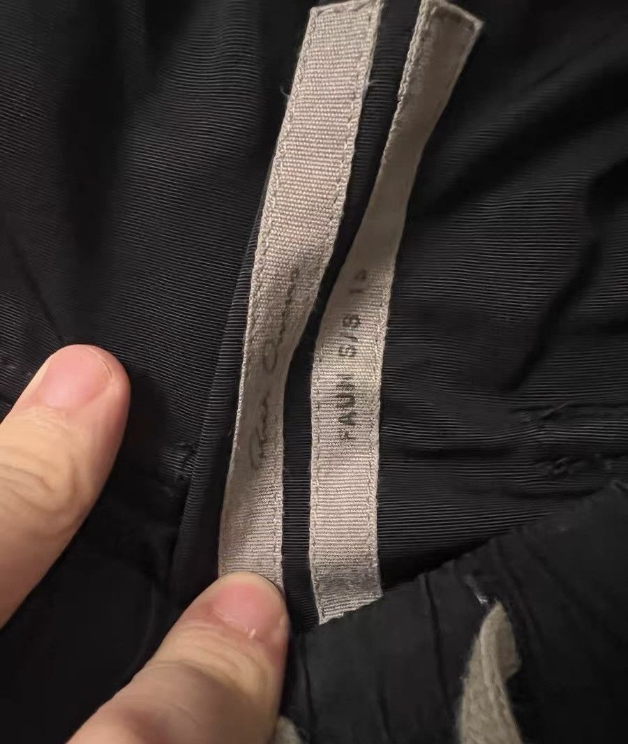 Rick Owens Rick Owens Black Dropped Crotch Shorts, Men's Size US 32 / EU 48 - 5 Thumbnail
