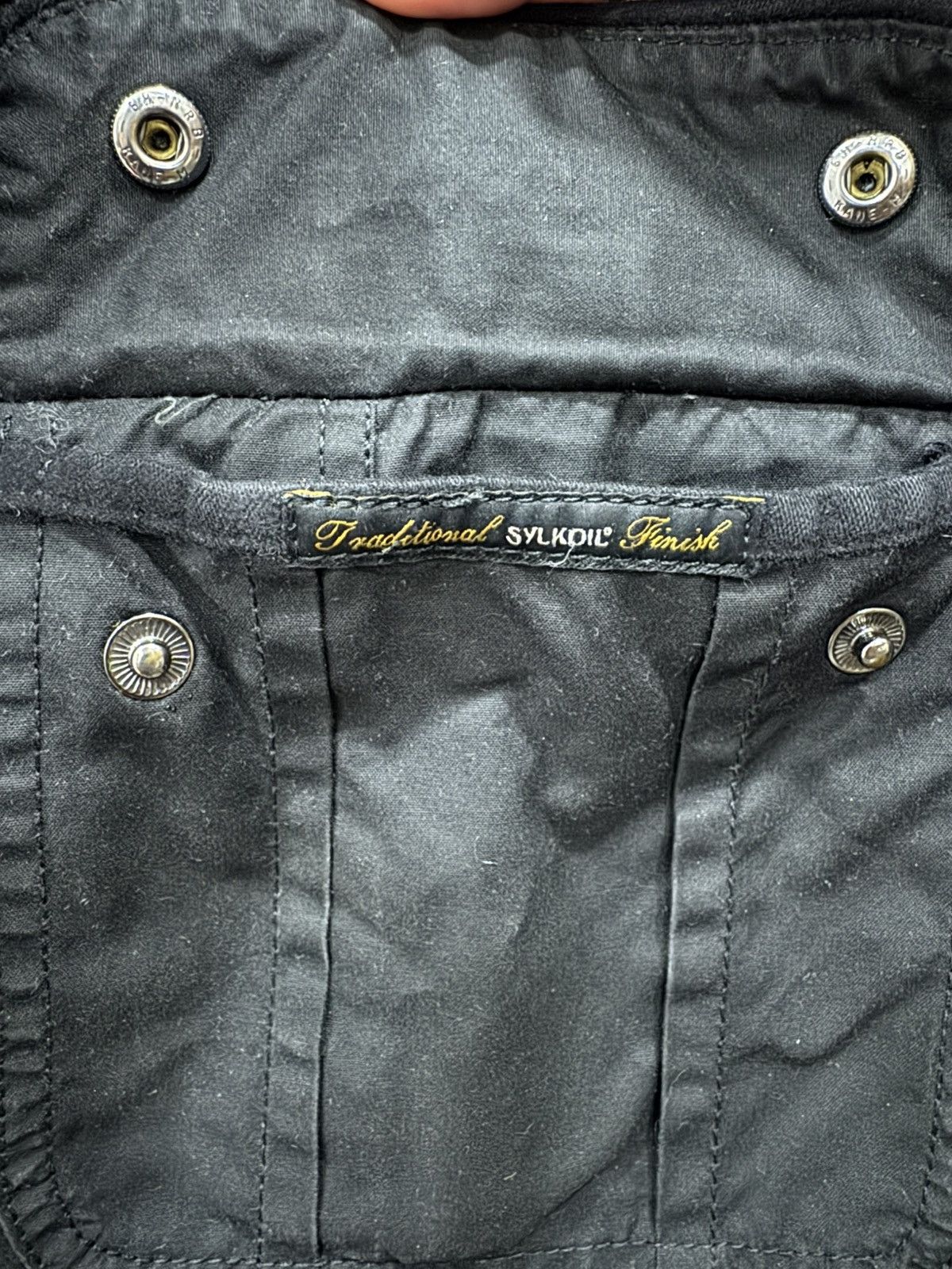 Barbour Womens Barbour Utility Black Waxed Jacket Size 12 Size M / US 6-8 / IT 42-44 - 19 Thumbnail