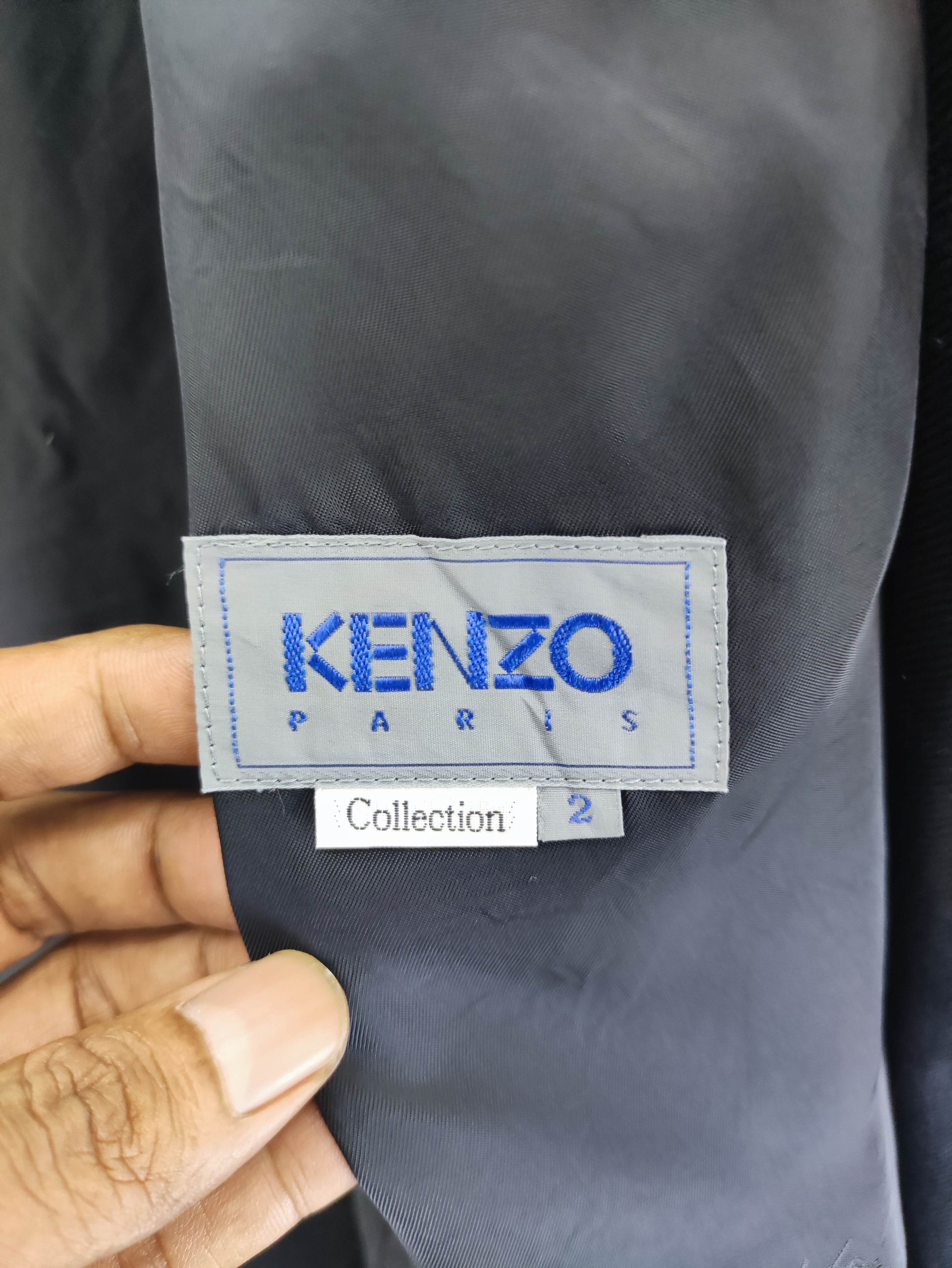 Kenzo Vintage Kenzo Double Breasted Long Coat Jacket Size US L / EU 52-54 / 3 - 5 Thumbnail