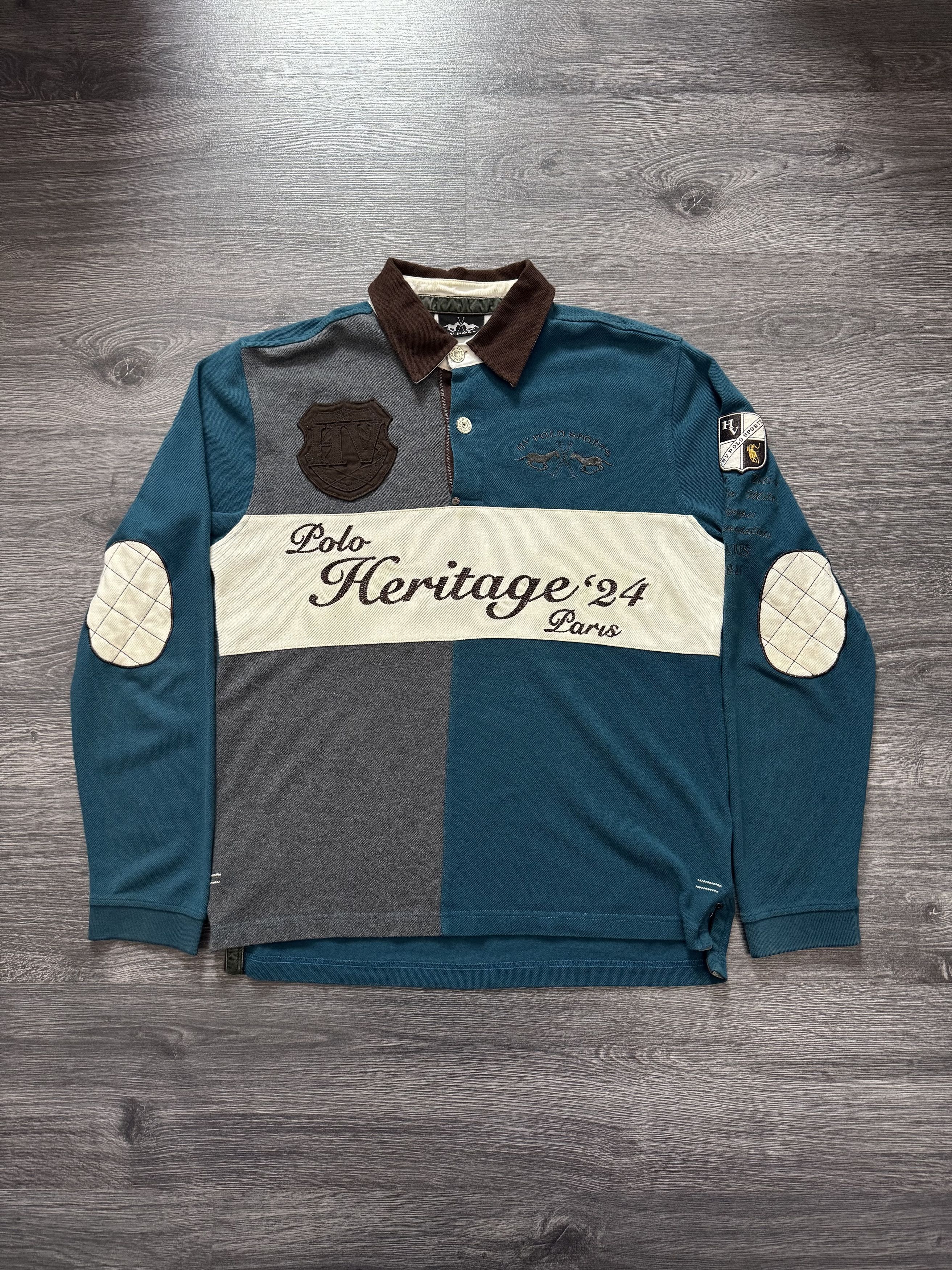 Polo Ralph Lauren Vintage Polo Ralph Lauren Style Rugby Number 3 RRL Size US L / EU 52-54 / 3 - 4 Thumbnail