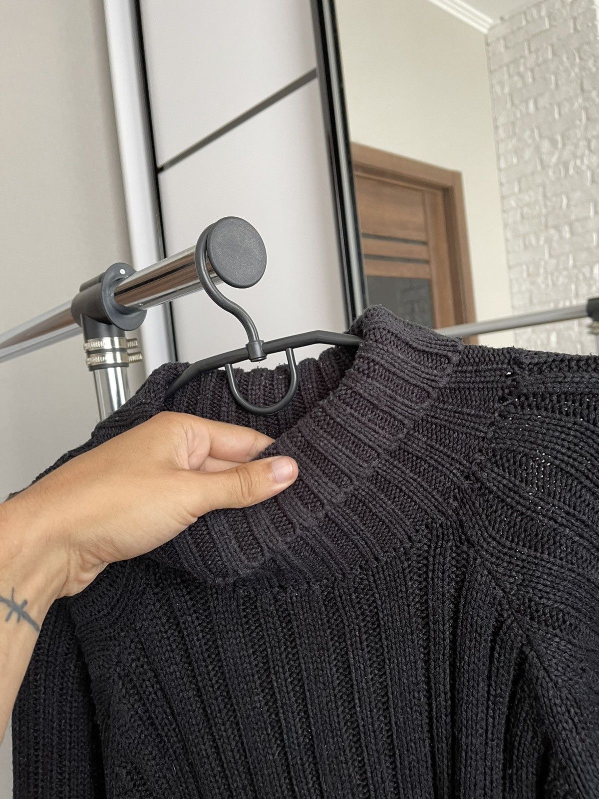 Prada Prada Turtleneck Cable Wool Knit Turtleneck Sweater Size US M / EU 48-50 / 2 - 6 Thumbnail