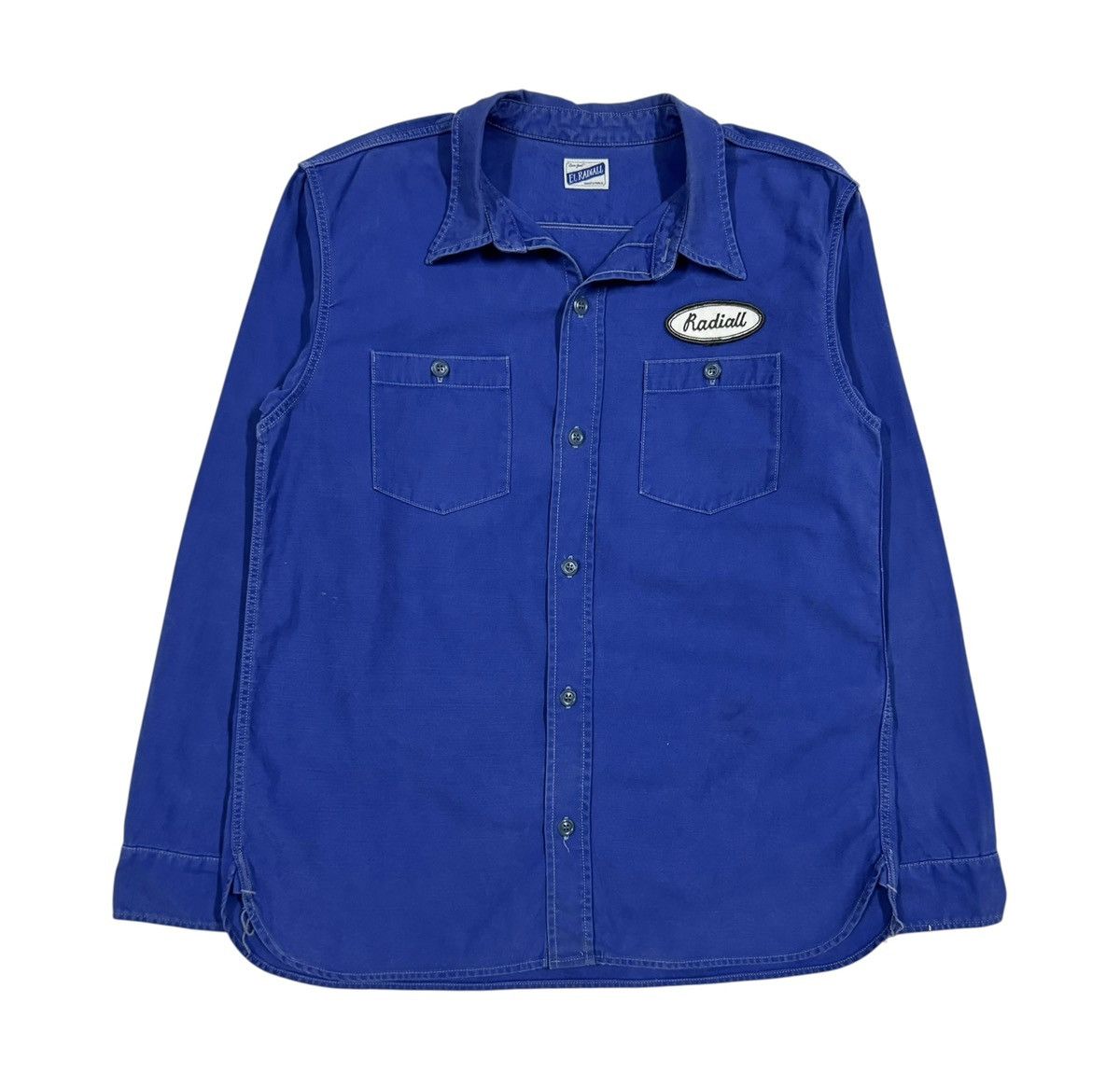 Toyo Enterprises El Radial Purple Moon Chambray Button Ups Made In Japan Size US M / EU 48-50 / 2 - 1 Thumbnail