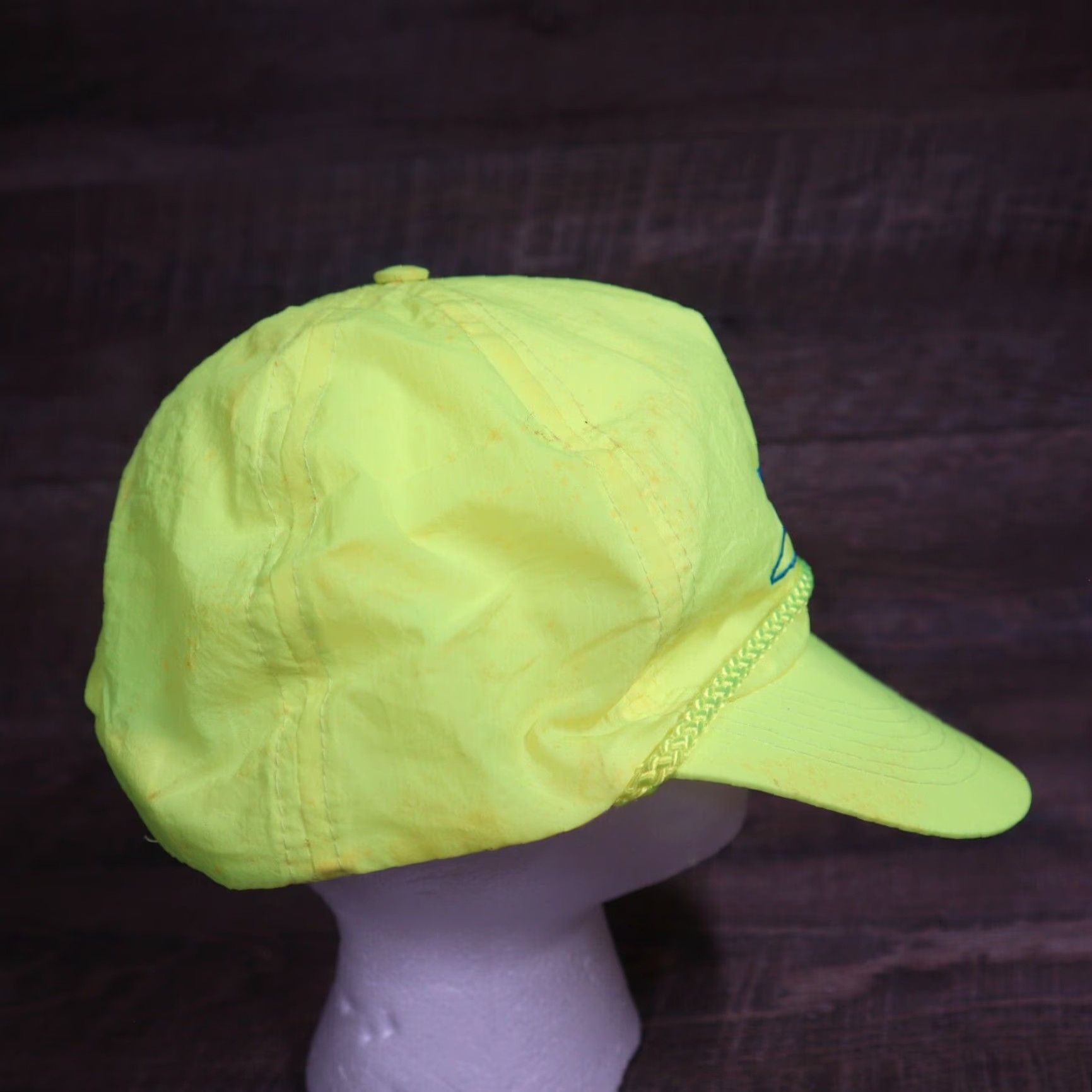 Vintage VINTAGE Jim Beam Baseball Cap Hat Snapback Men Adjustable Green 80s Boys Mens Girls Size ONE SIZE - 3 Thumbnail