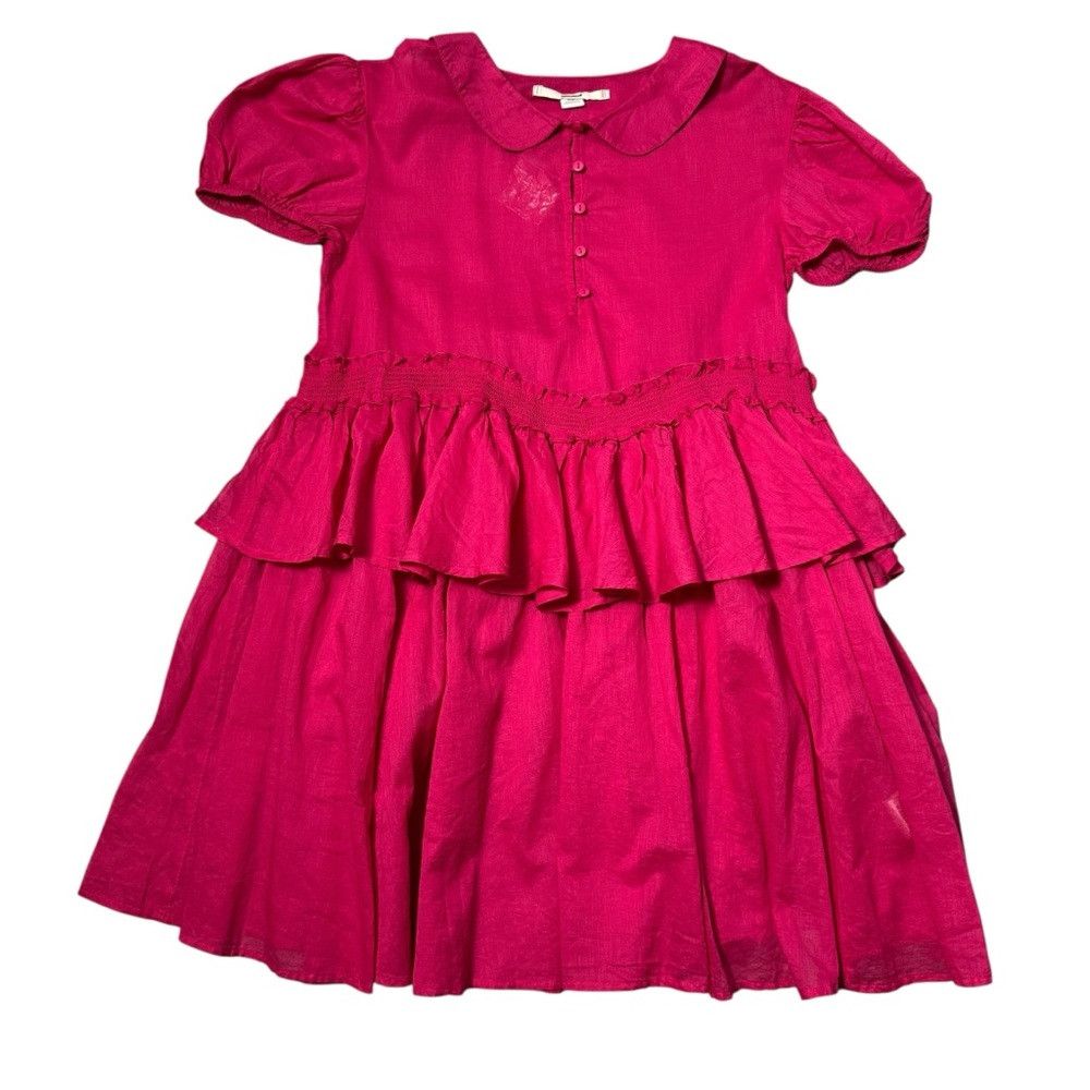 Other New Kimchi Blue Maria Collared Pink Cotton Mini Dress Size Size XS / US 0-2 / IT 36-38 - 6 Thumbnail