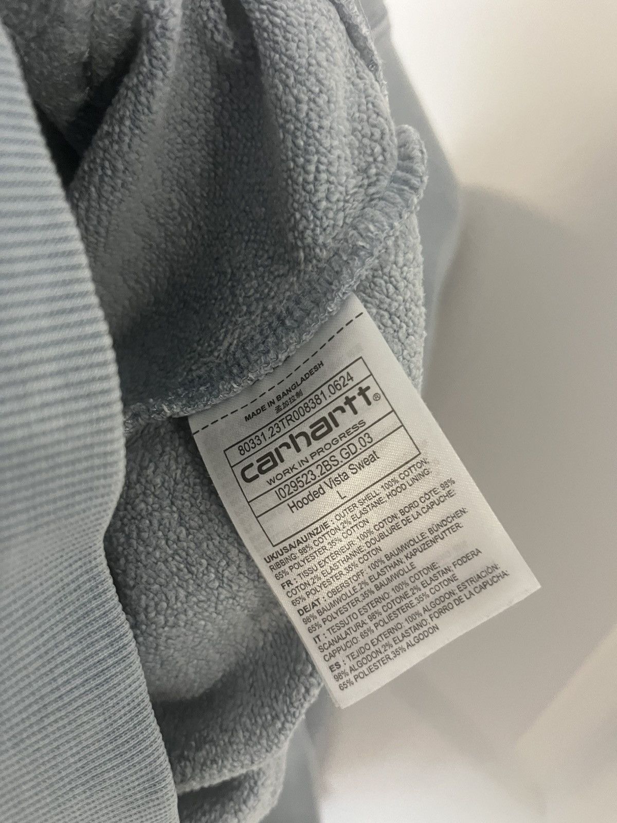 Carhartt Wip Carhartt WIP Vista hoodie L Size US L / EU 52-54 / 3 - 4 Thumbnail