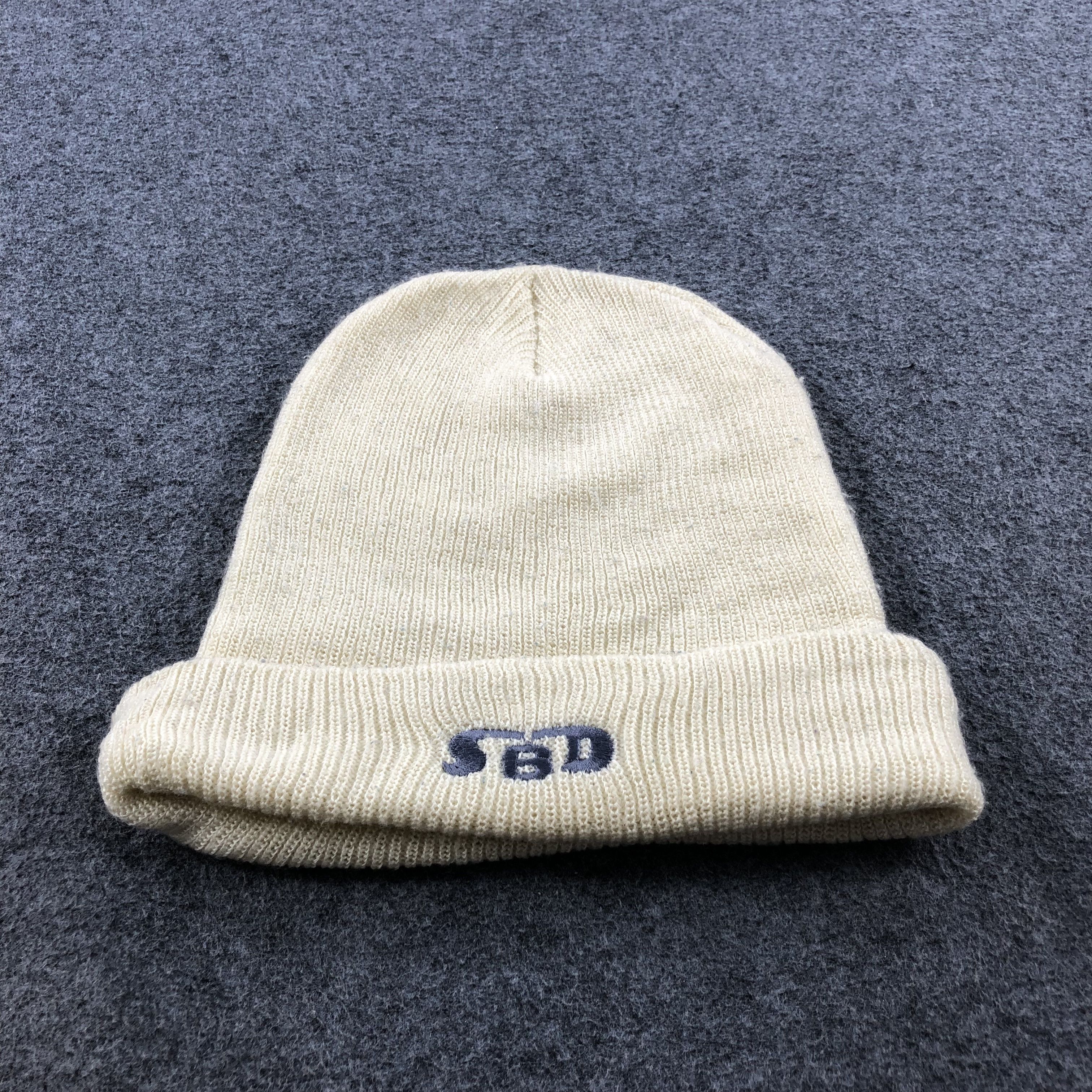Vintage SBD Made in Japan Wool Beanie Snowcap Snow Hat B64 Size ONE SIZE - 1 Thumbnail