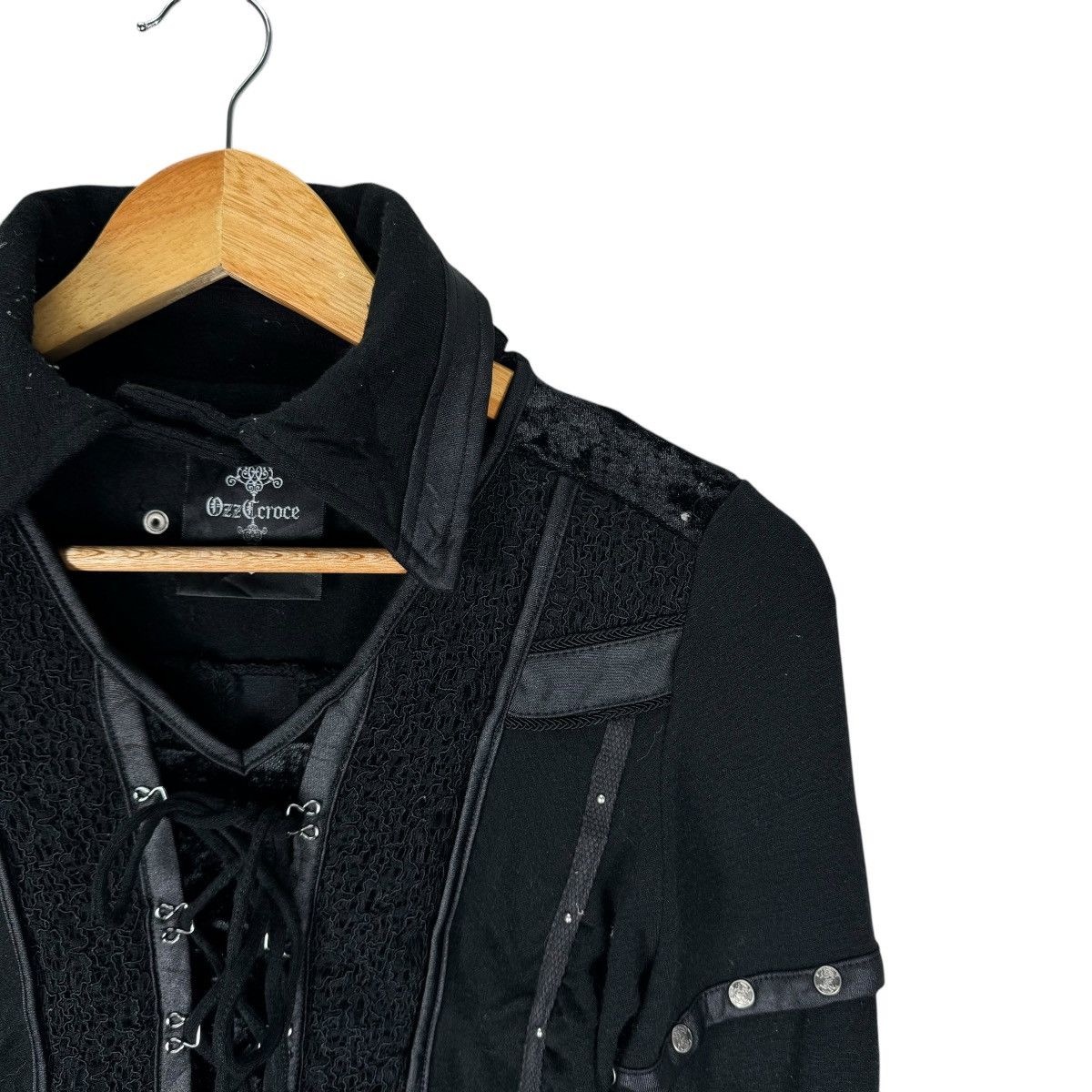 If Six Was Nine ☀️OZZ CROCE GOTH ROBE CROPPED JACKET Size S / US 4 / IT 40 - 3 Thumbnail