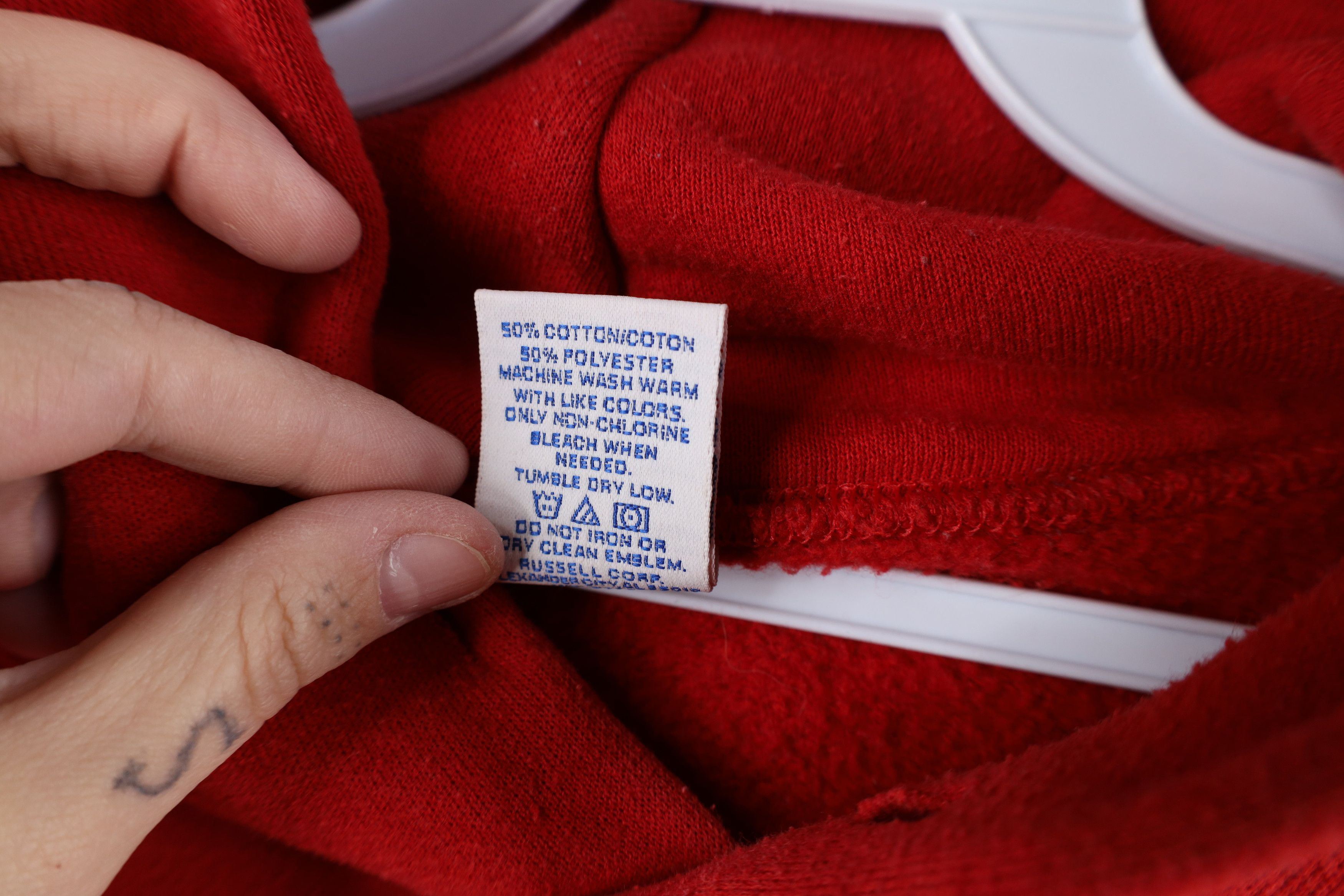 Russell Athletic × Vintage Vintage 90s Russell Athletic Ohio State University Hoodie Size US XXL / EU 58 / 5 - 11 Thumbnail