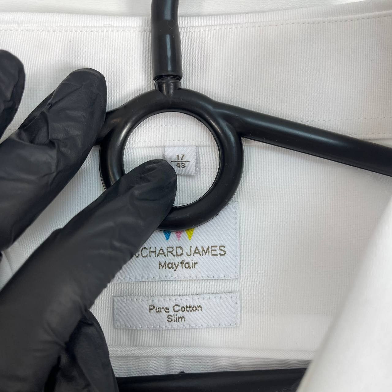 Richard James Richard James Mayfair White Shirt Cotton Slim Fit Size M Size US M / EU 48-50 / 2 - 8 Thumbnail
