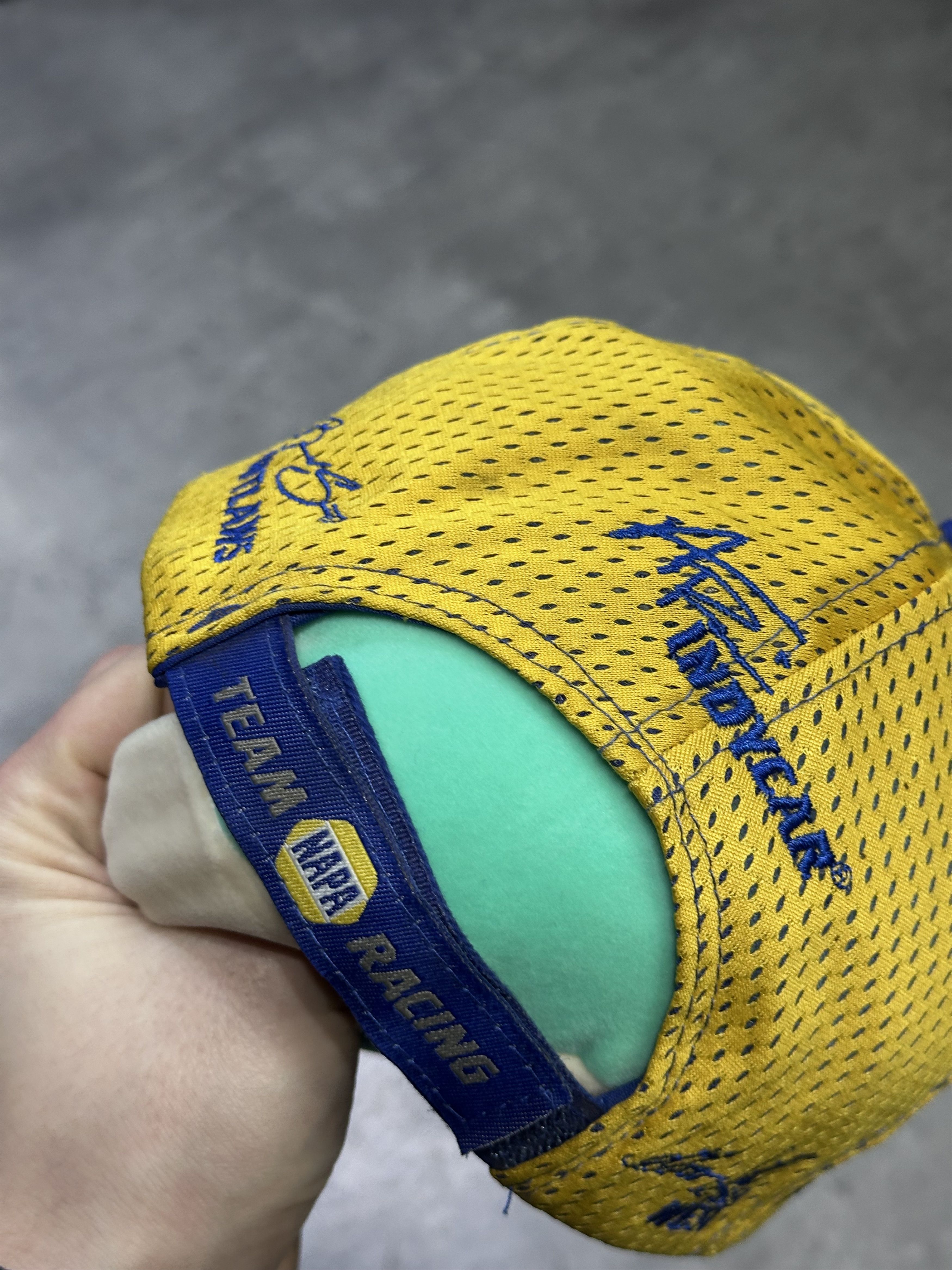 NASCAR NAPA racing nascar hat yellow blue Size ONE SIZE - 4 Thumbnail