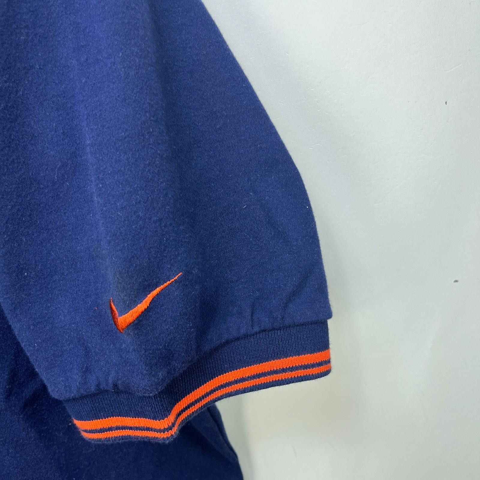 Nike Vintage Nike NFL Denver Broncos Blue Polo Shirt Short Sleeve Size ONE SIZE - 4 Thumbnail