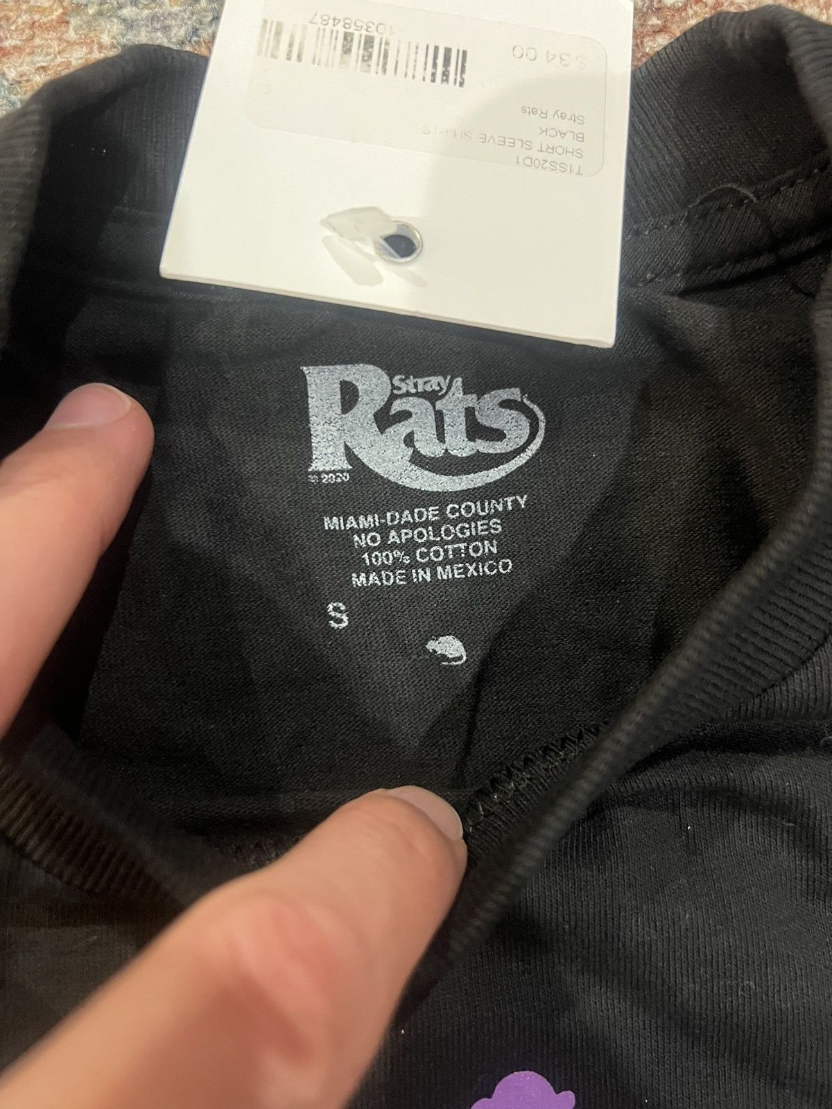 Stray Rats NWT Stray Rats Tee ‘Black’ Size S Size US S / EU 44-46 / 1 - 3 Thumbnail
