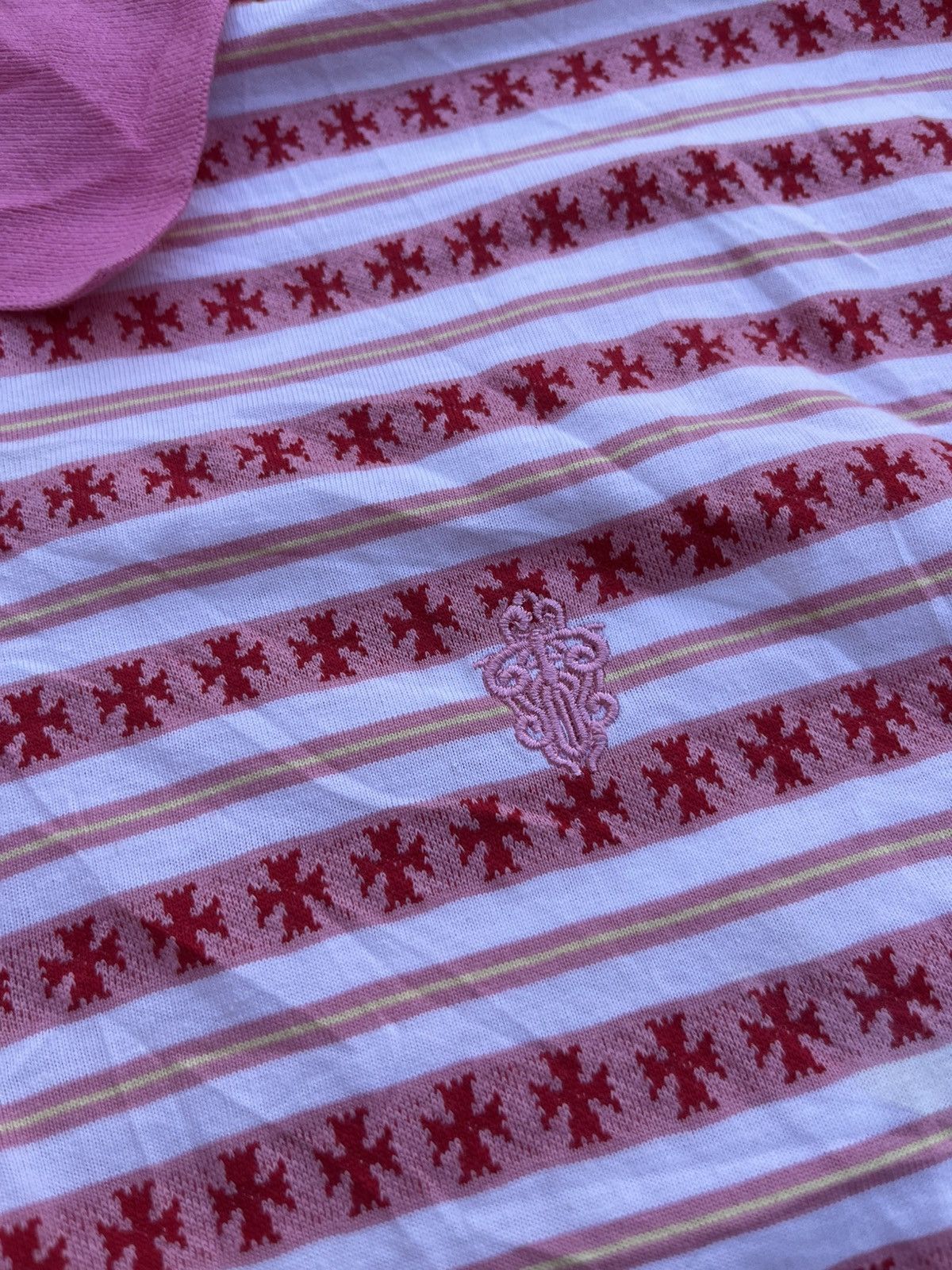 Japanese Brand IT kp Limited Paris Cross Longslevee Pink Y2K Tag Acne Size US S / EU 44-46 / 1 - 5 Thumbnail