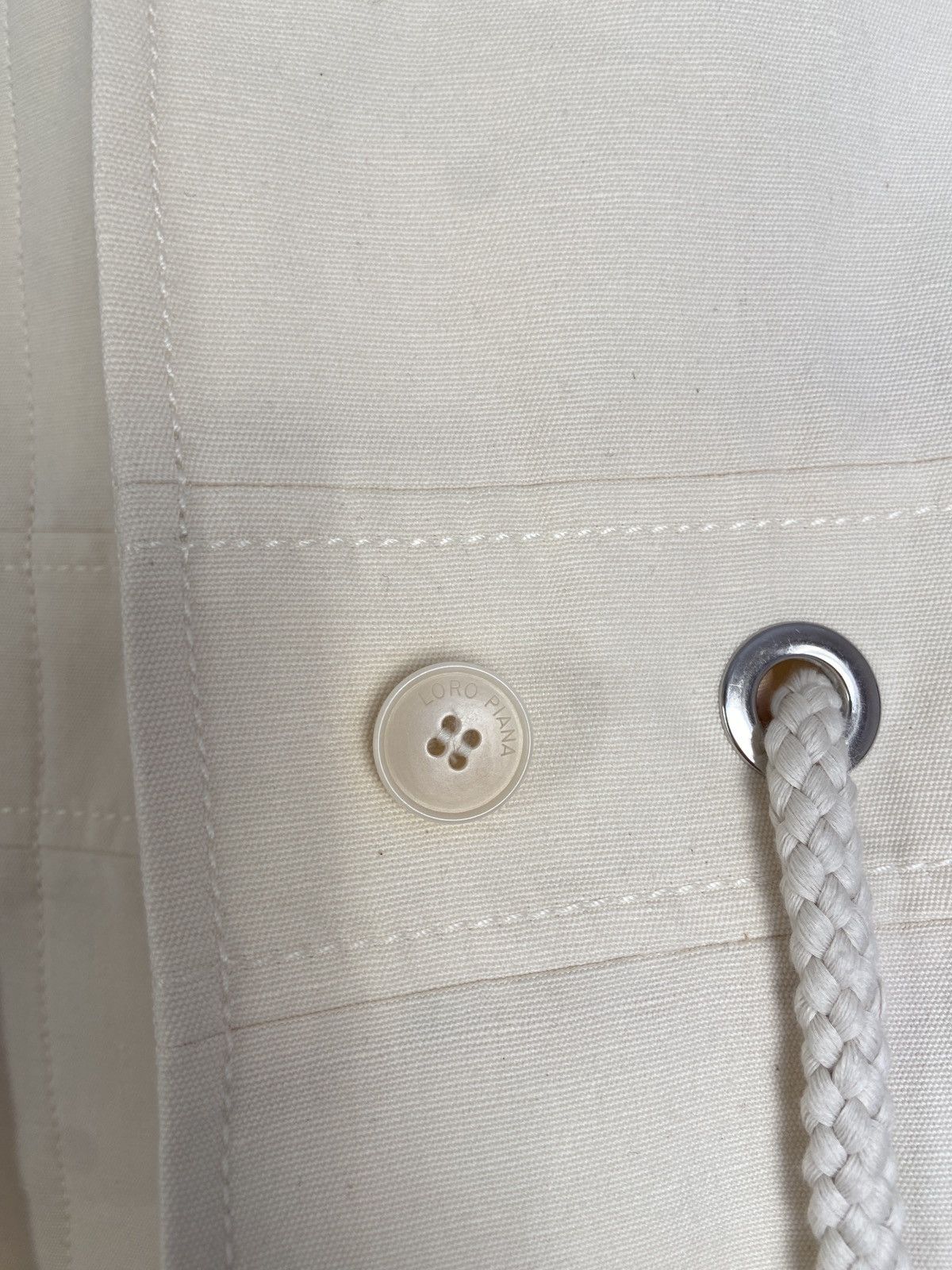 Loro Piana Loro Piana Kenith Bonny Canvas Coat Size M / US 6-8 / IT 42-44 - 14 Thumbnail