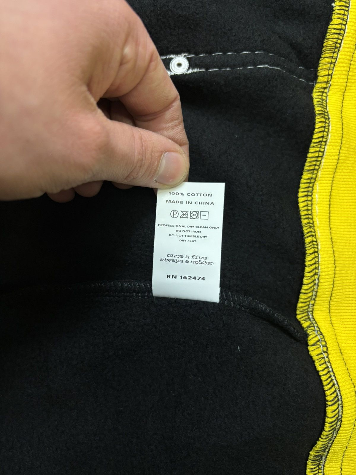 Sp5der Sp5der T&F Zip Hoodie, Black Size US XL / EU 56 / 4 - 8 Thumbnail