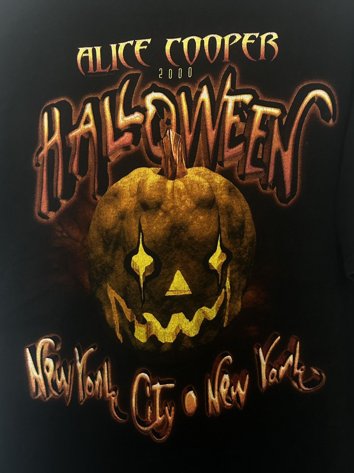 Vintage 2000 Alice Cooper Halloween Tee Size US XL / EU 56 / 4 - 4 Thumbnail