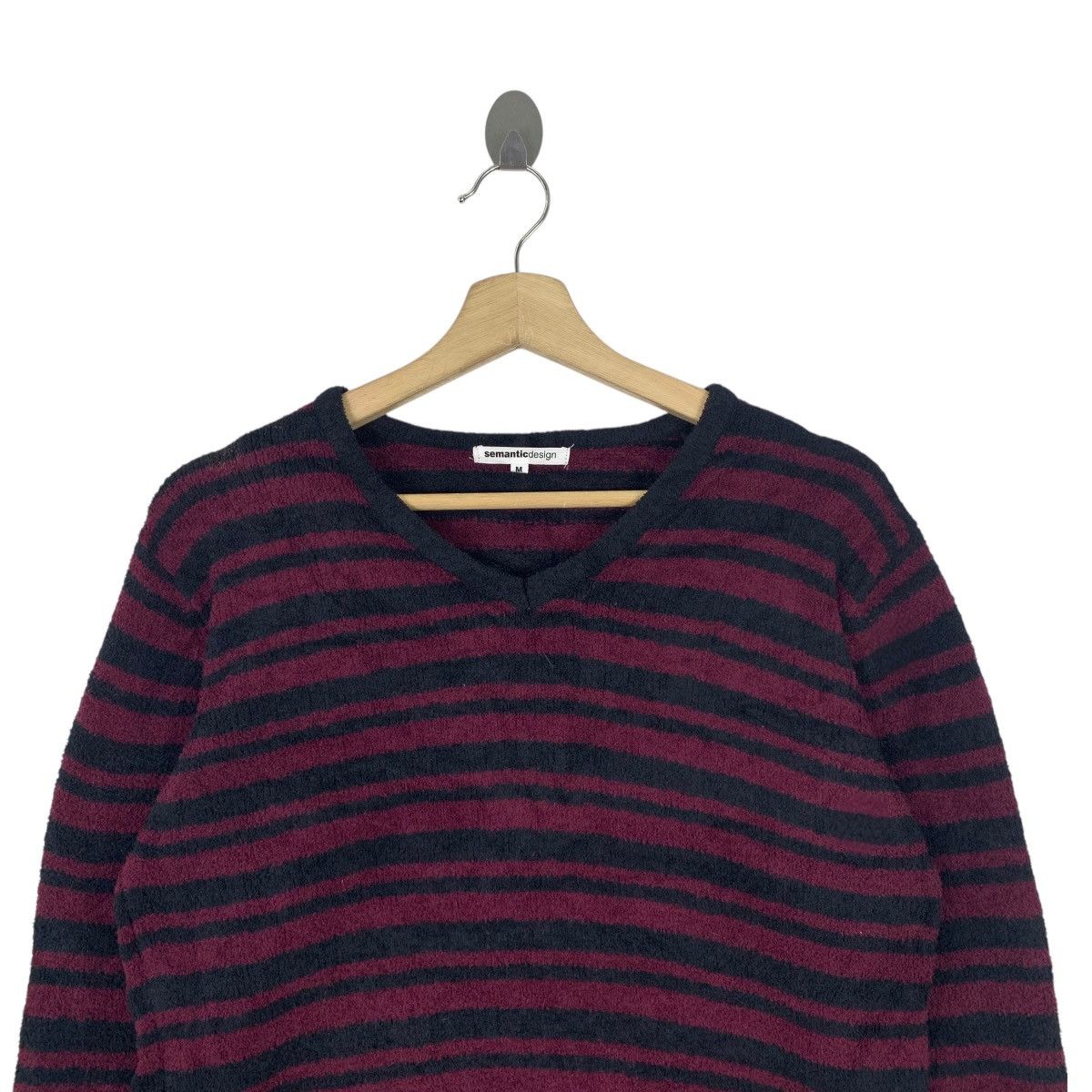 Japanese Brand × semanticdesign SEMANTIC DESIGN Japanese Brand Stripes T-Shirt Long Sleeve Size US M / EU 48-50 / 2 - 3 Thumbnail