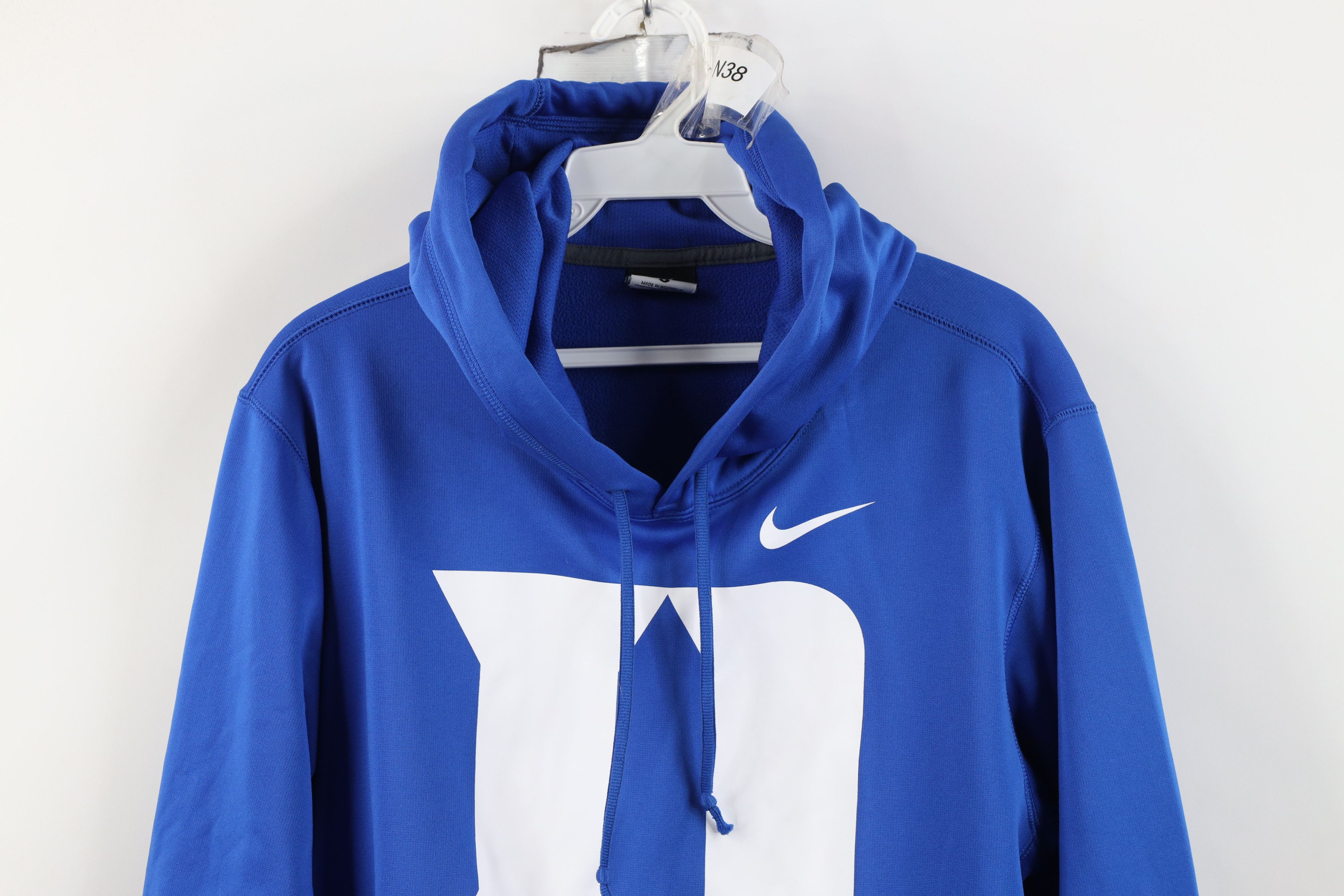 Nike Vintage Y2K Nike Mini Swoosh Duke University Hoodie Blue Size US S / EU 44-46 / 1 - 2 Thumbnail