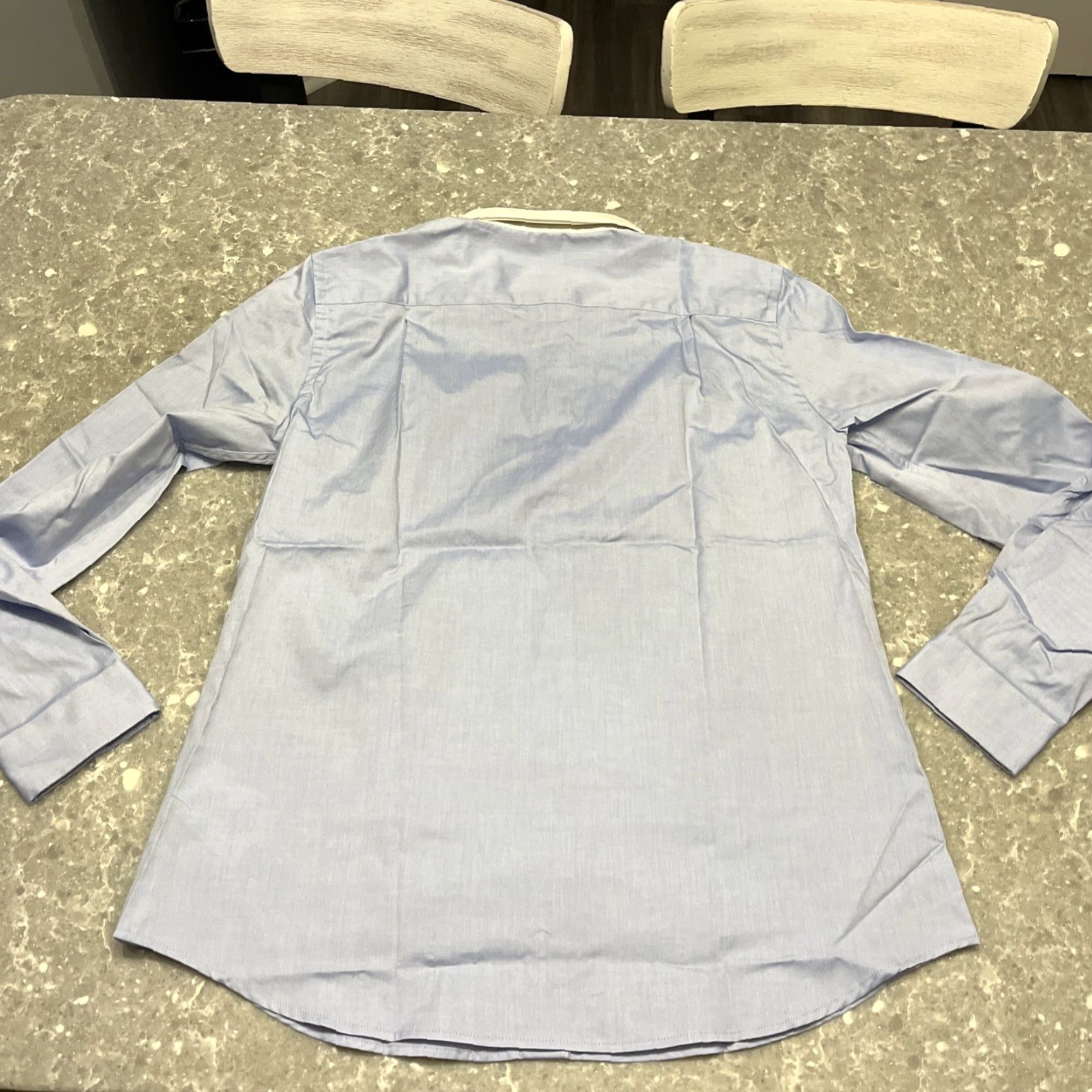 Coach Coach Shirt Womens 12 Blue White Contrast Collar Dress Button Down Portugal Size XL / US 12-14 / IT 48-50 - 5 Thumbnail