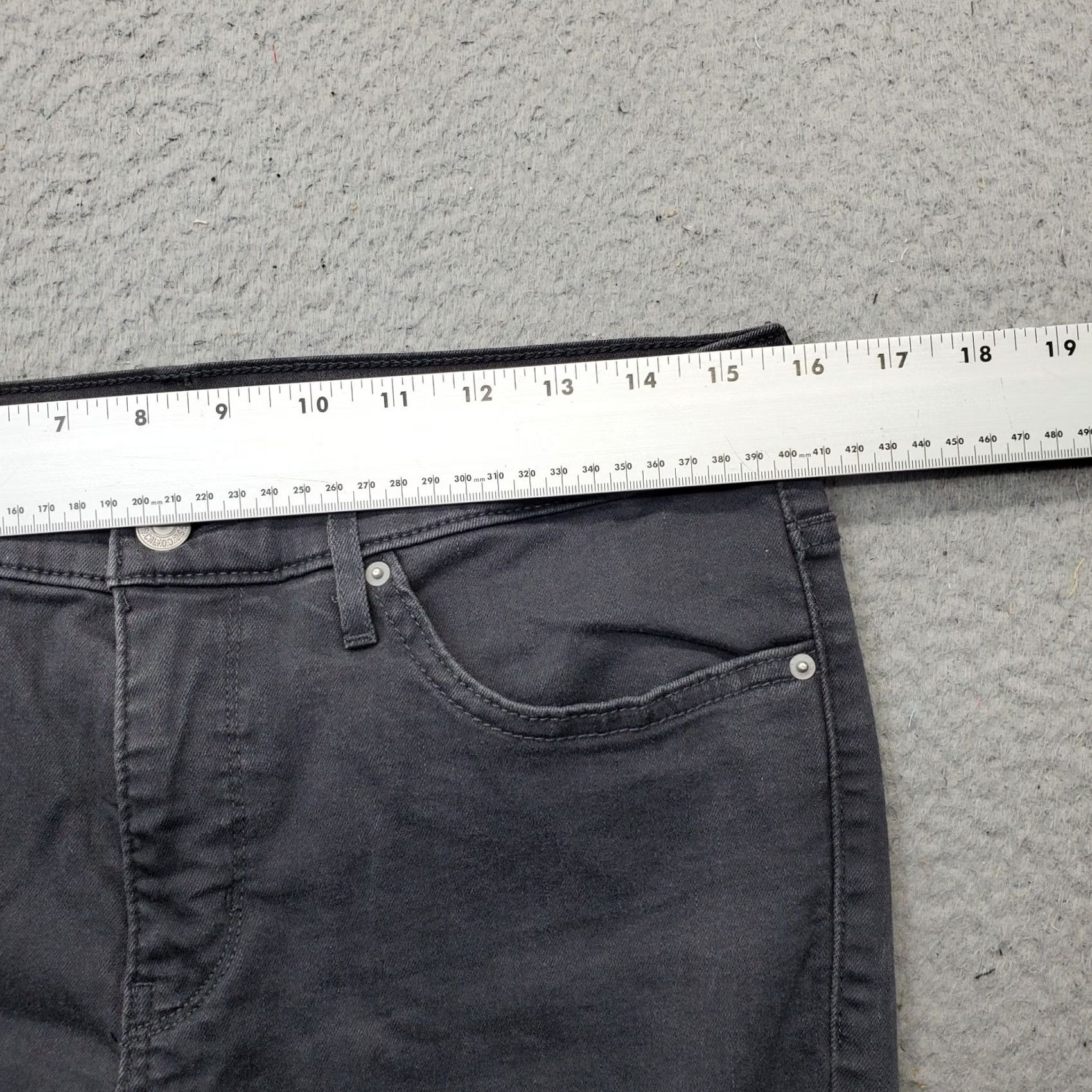 Levi's Levi's Jeans Womens 31x32 Gray Denim Red Tab Super Stretch Streetwear Skinny Leg Shirt Size 24" / US 00 / IT 34 - 6 Thumbnail