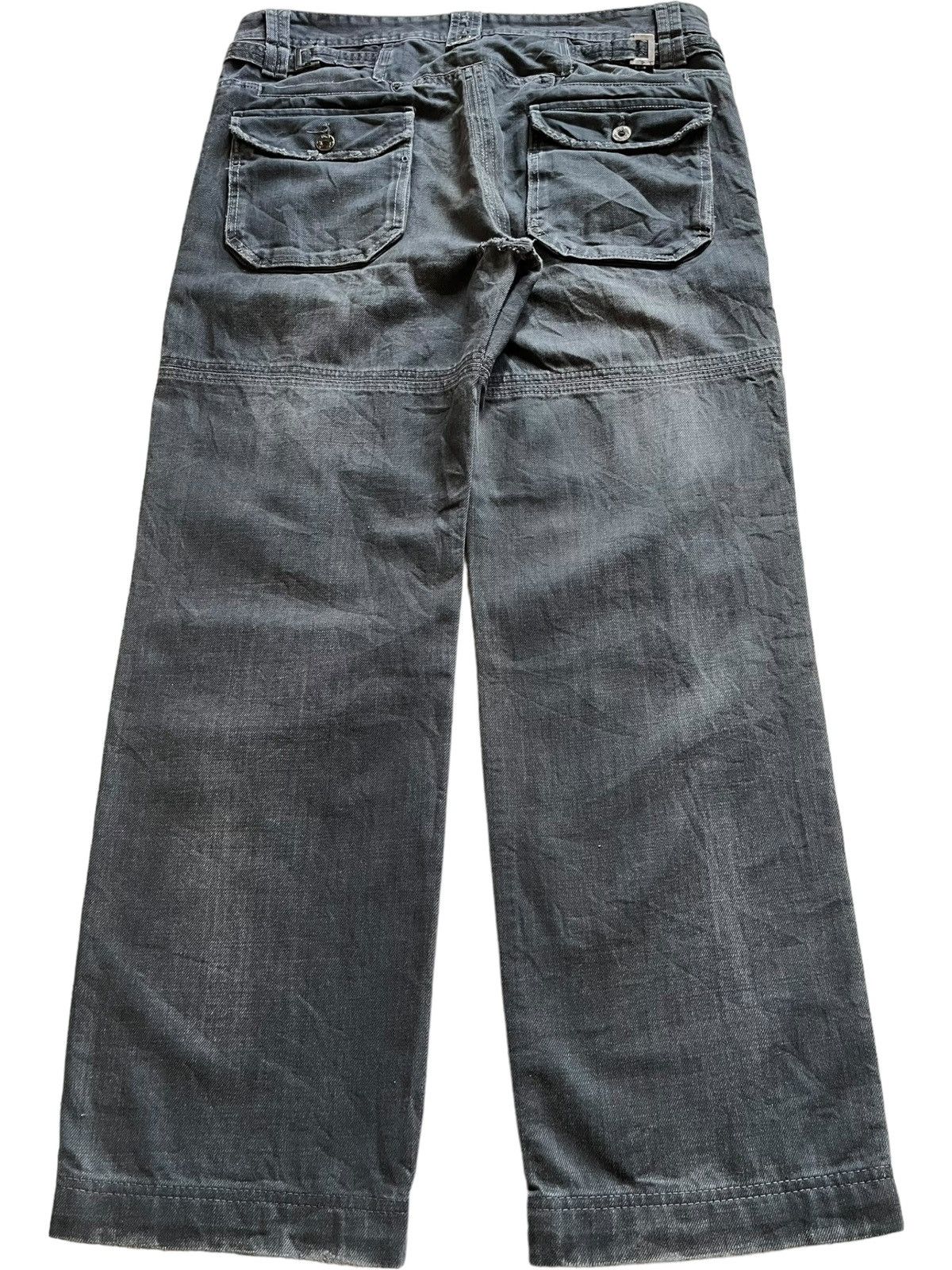 Dolce & Gabbana Vintage Dolce Gabbana Tactical Multi Pocket Baggy Jeans Size US 35 - 2 Thumbnail
