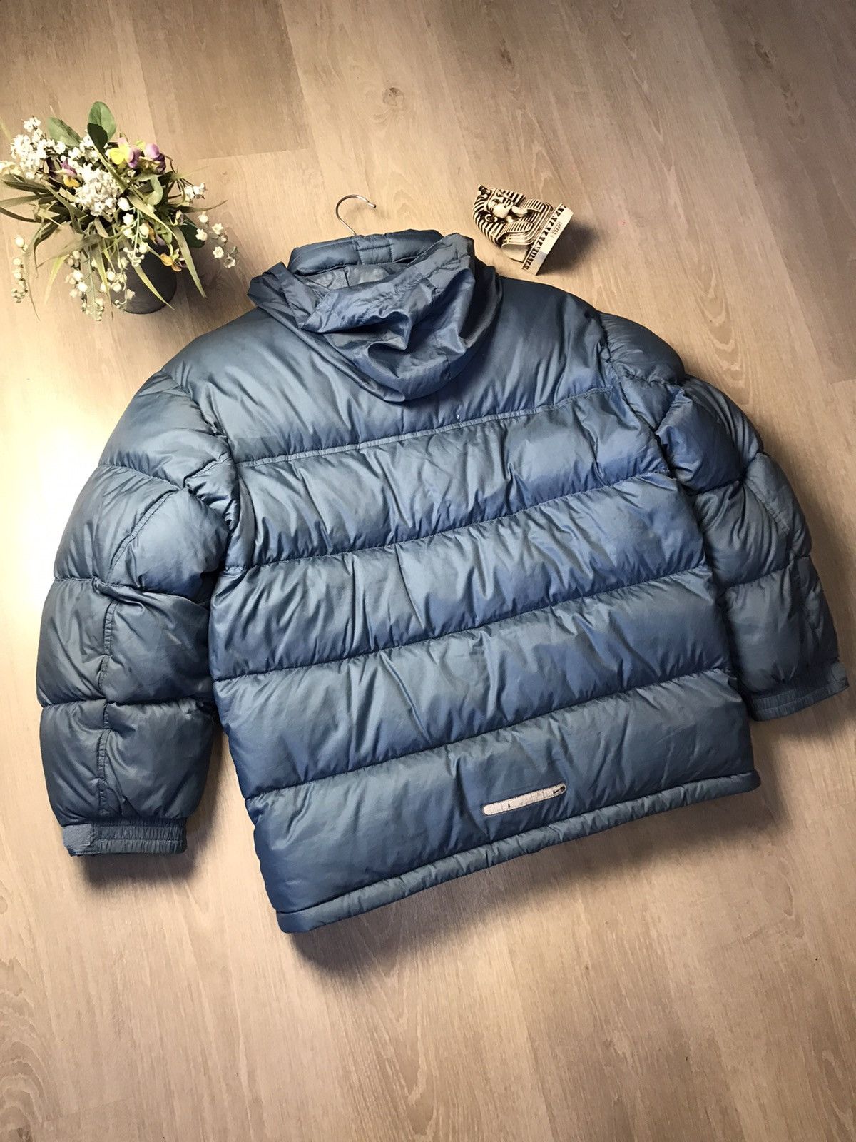 Nike × Vintage Vintage Nike Y2K smile logo puffer down jacket Size US XL / EU 56 / 4 - 14 Thumbnail